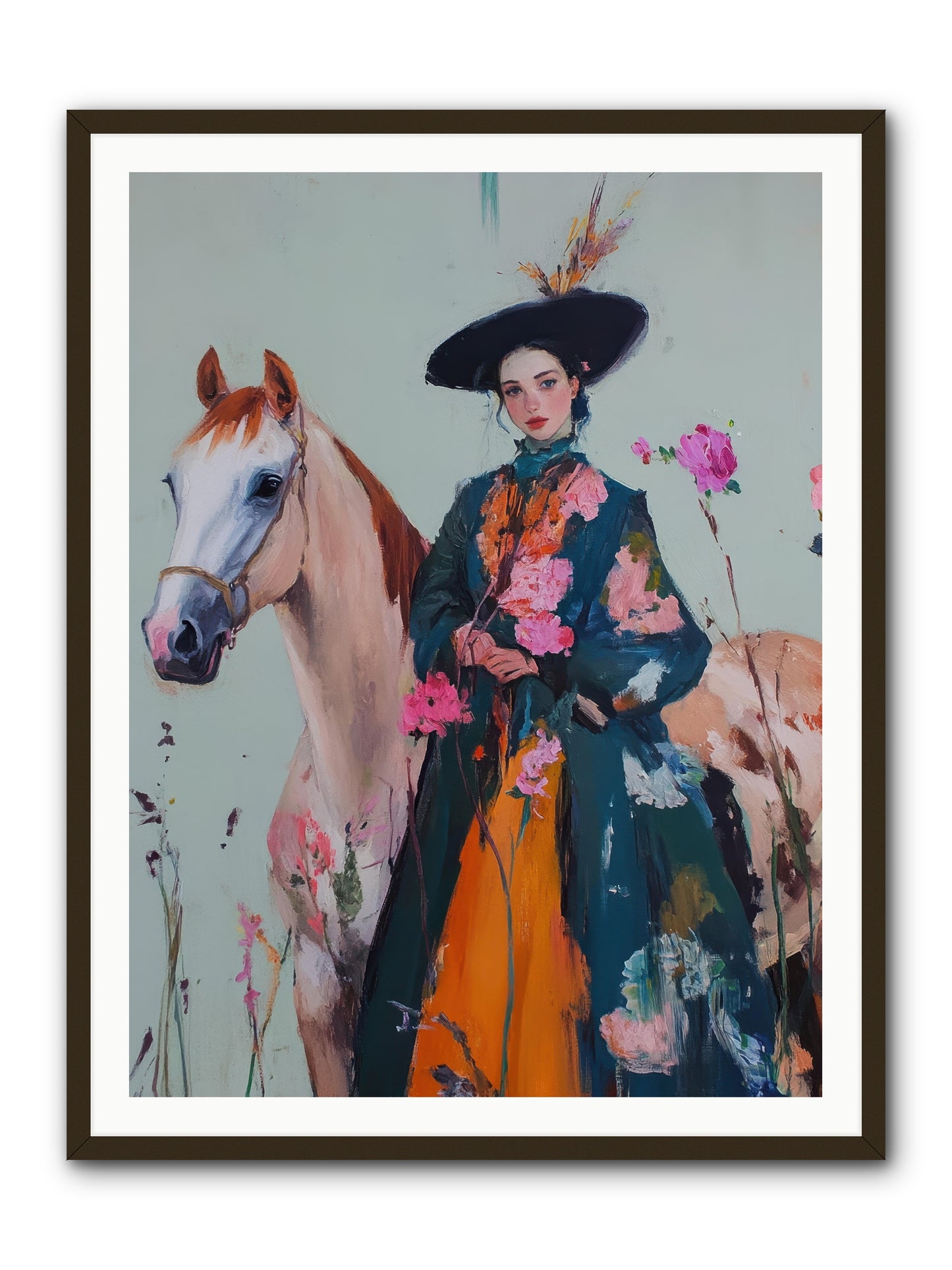 Breathe of the Plains -- Framed Print - Black 36x48