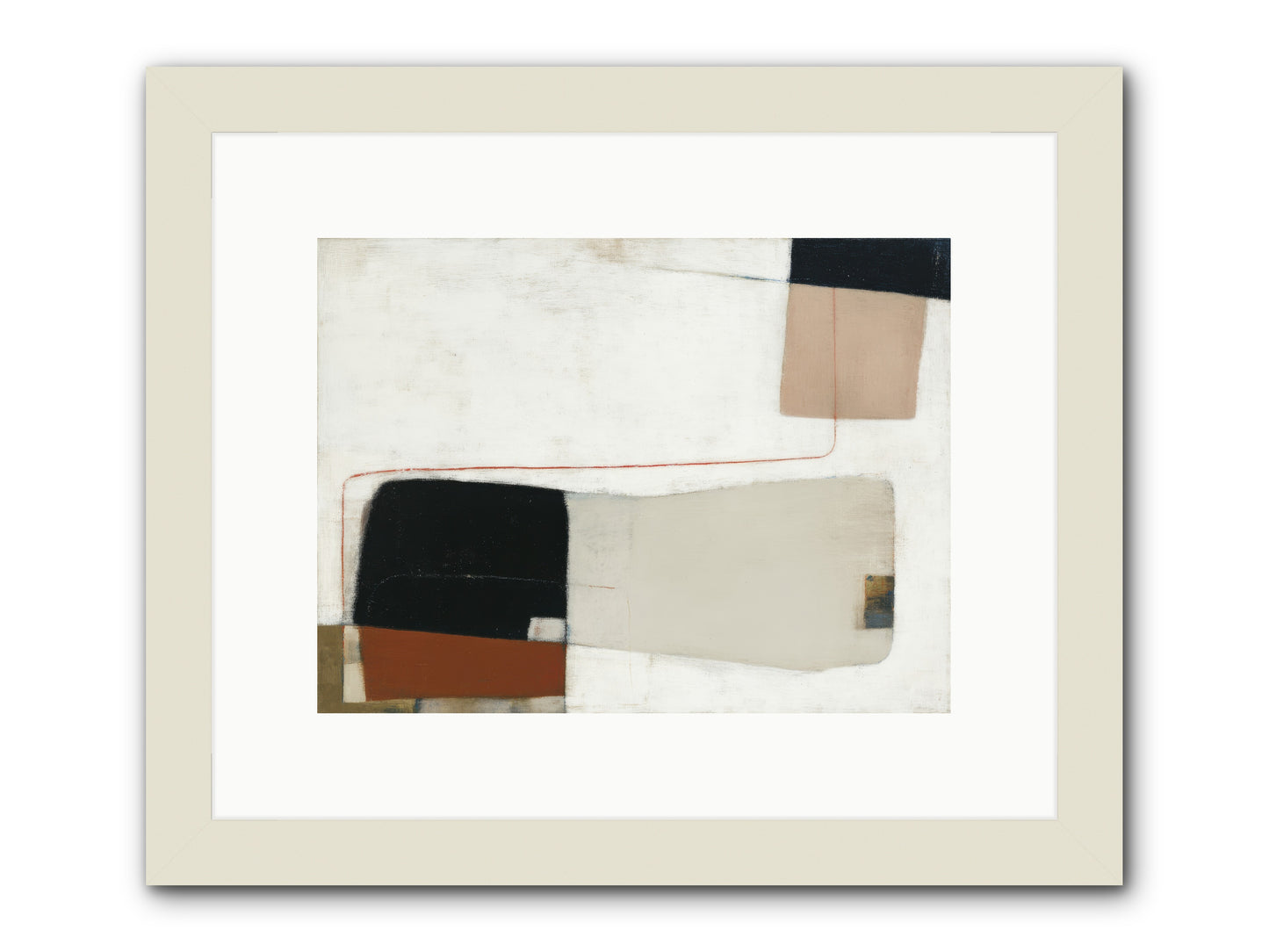 Breathed -- Framed Print - White 12x9