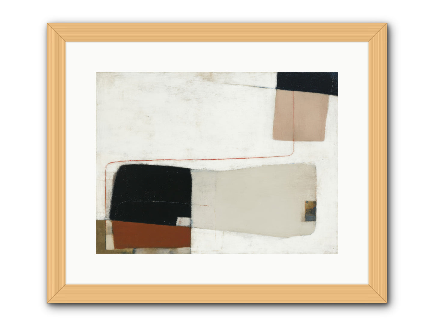 Breathed -- Framed Print - Natural 16x12