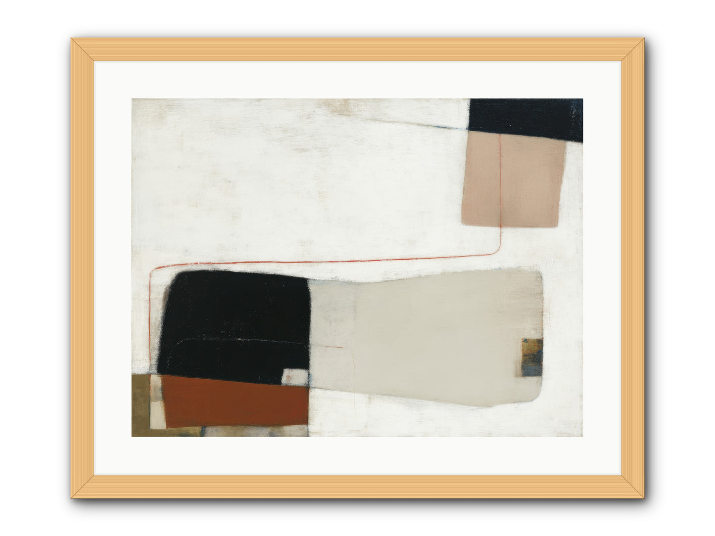 Breathed -- Framed Print - Natural 24x18