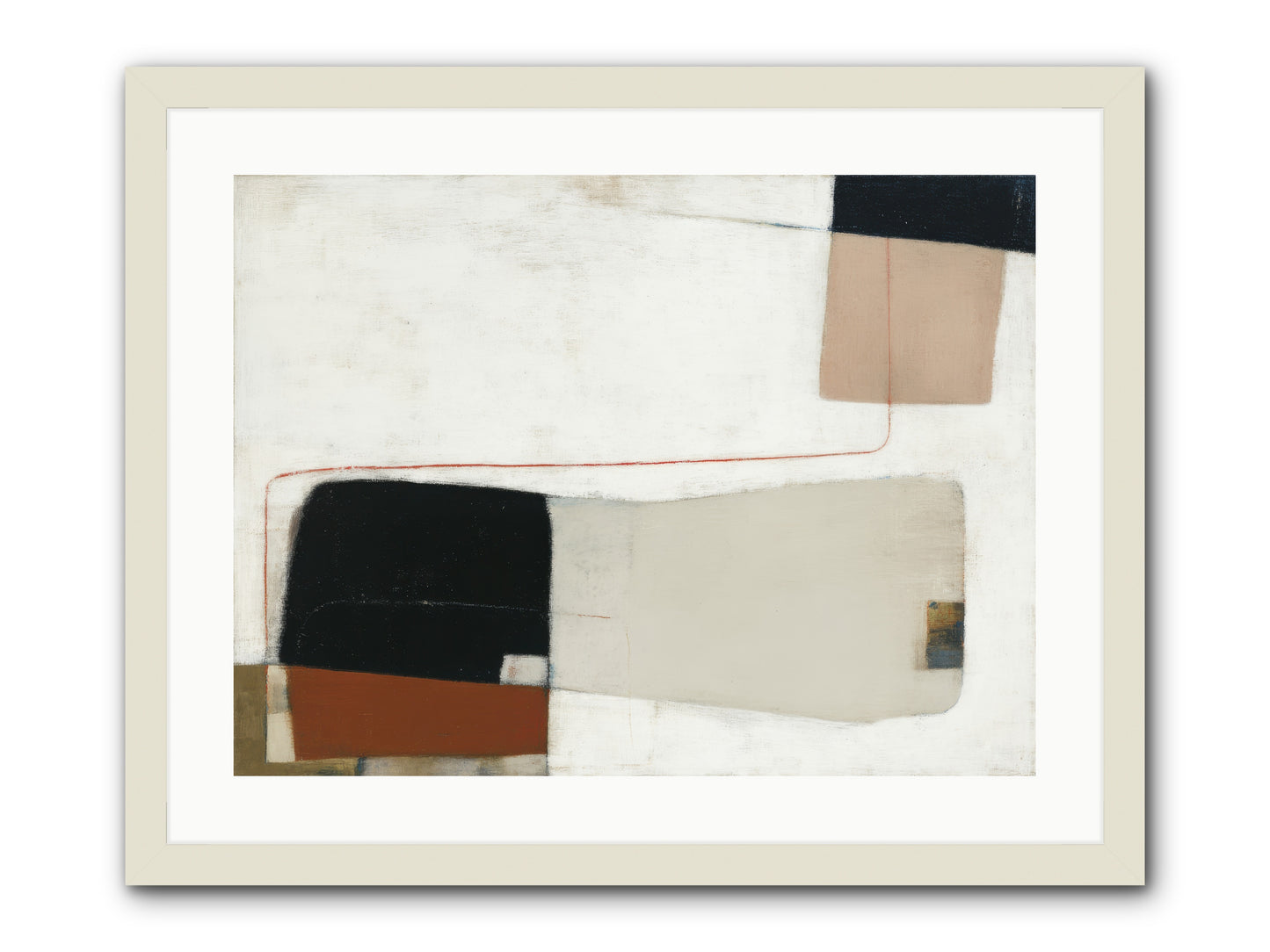 Breathed -- Framed Print - White 24x18