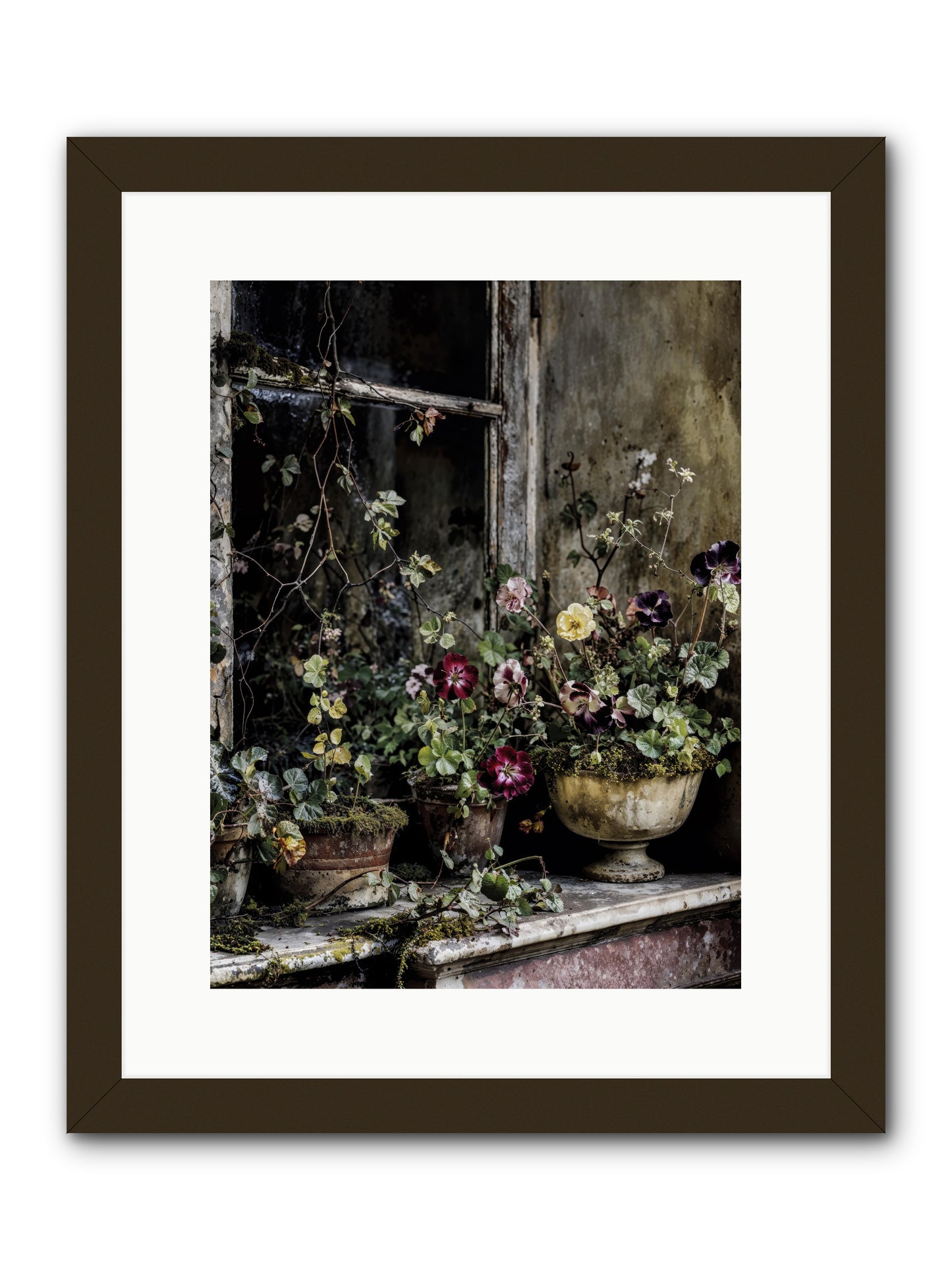Breathless -- Framed Print - Black 12x16