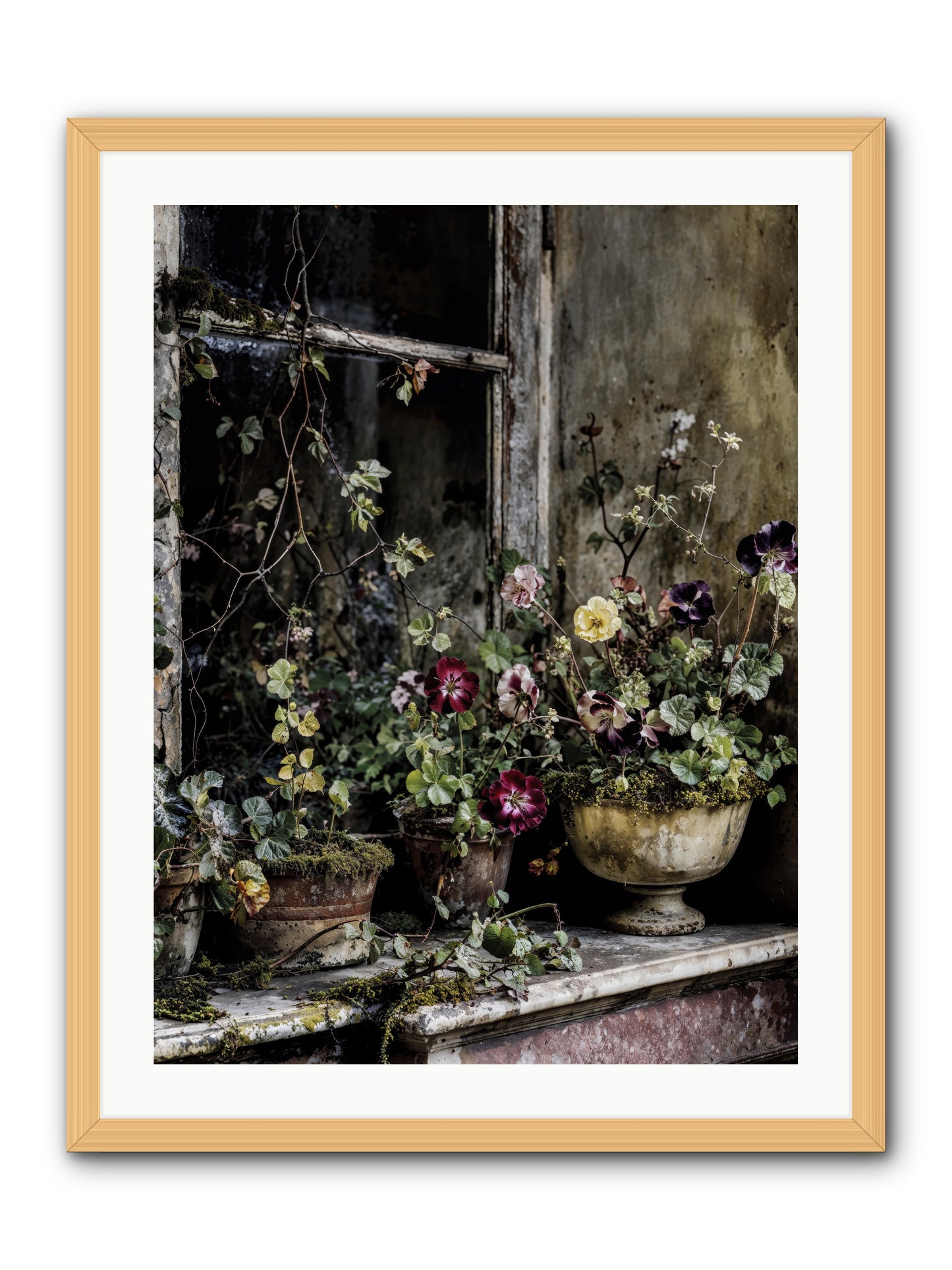 Breathless -- Framed Print - Natural 24x32