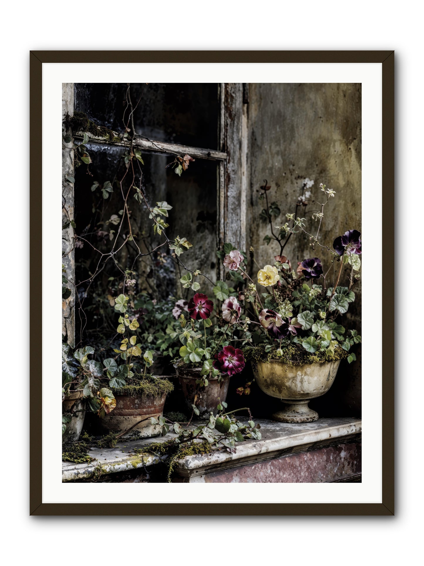Breathless -- Framed Print - Black 30x40