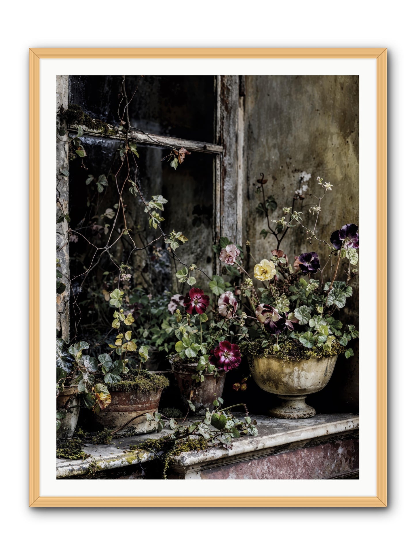 Breathless -- Framed Print - Natural 36x48