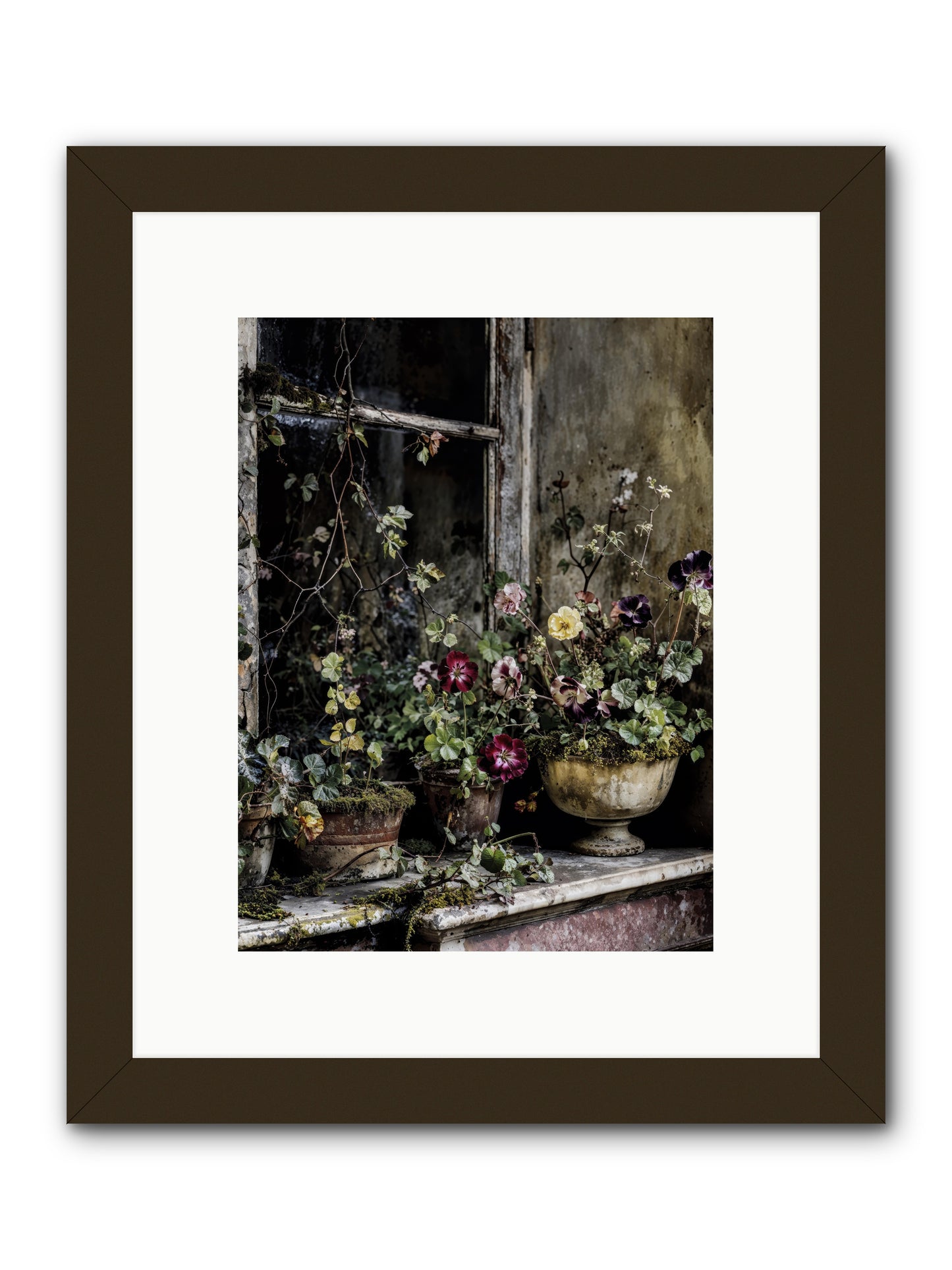Breathless -- Framed Print - Black 9x12