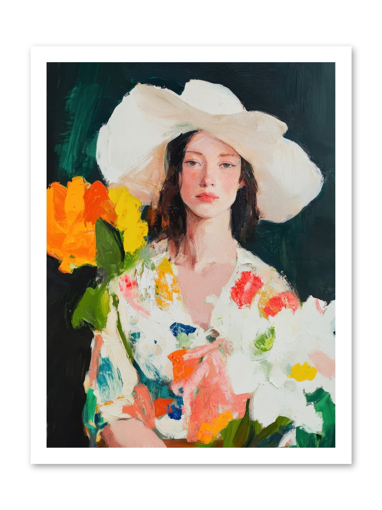 Breathless Observer -- Loose Canvas Print 18x24