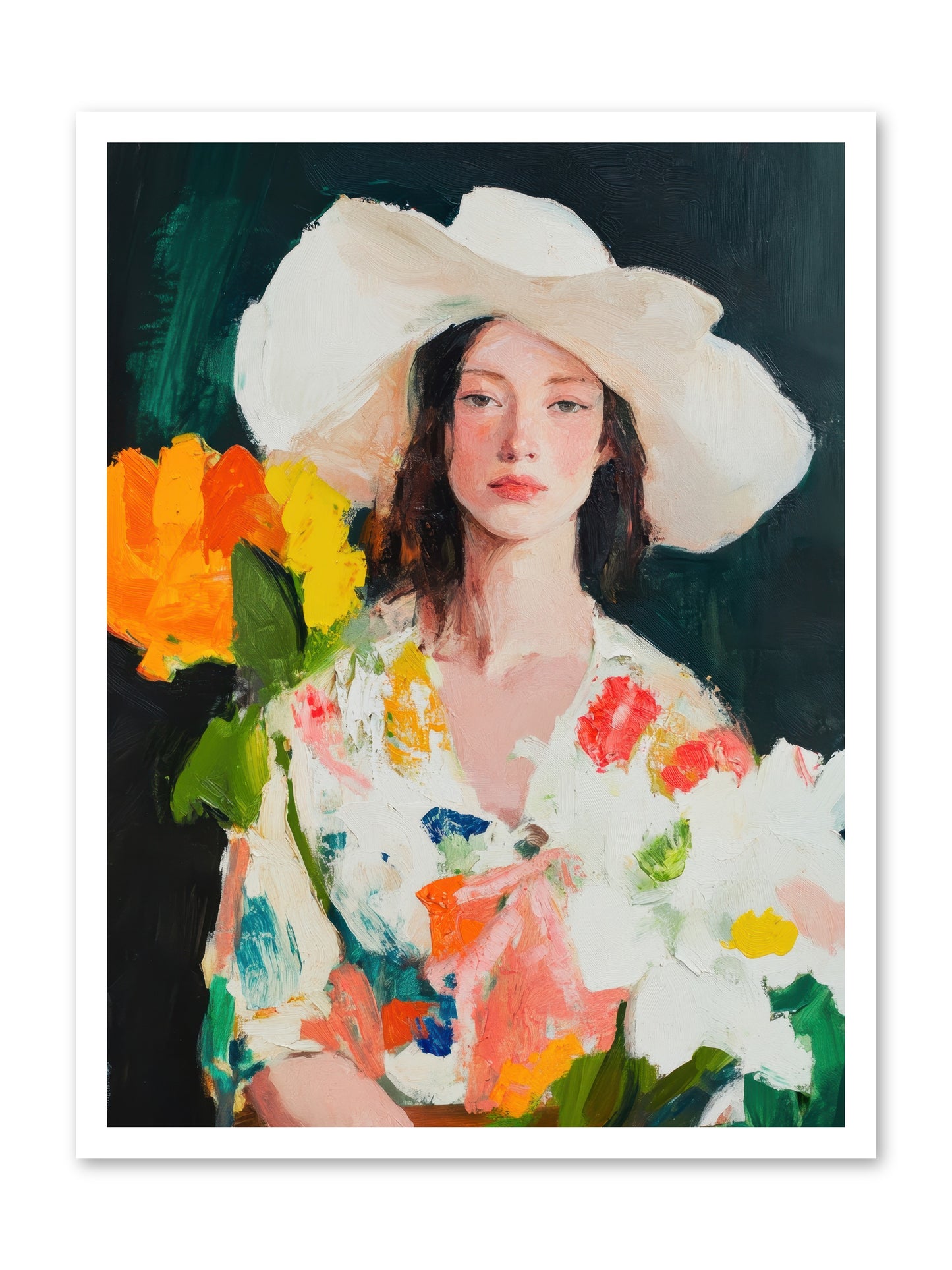Breathless Observer -- Loose Canvas Print 24x32