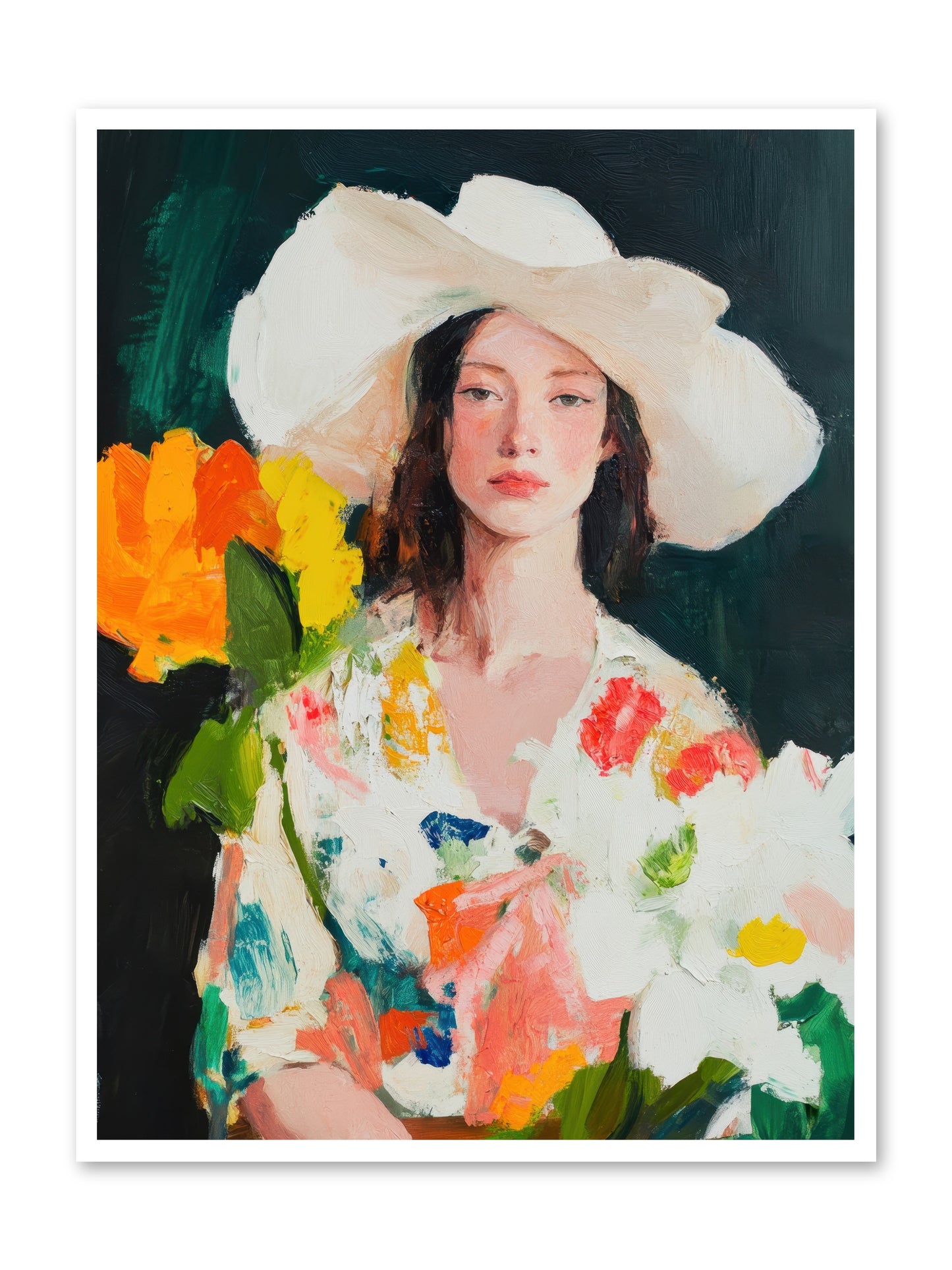 Breathless Observer -- Loose Canvas Print 36x48