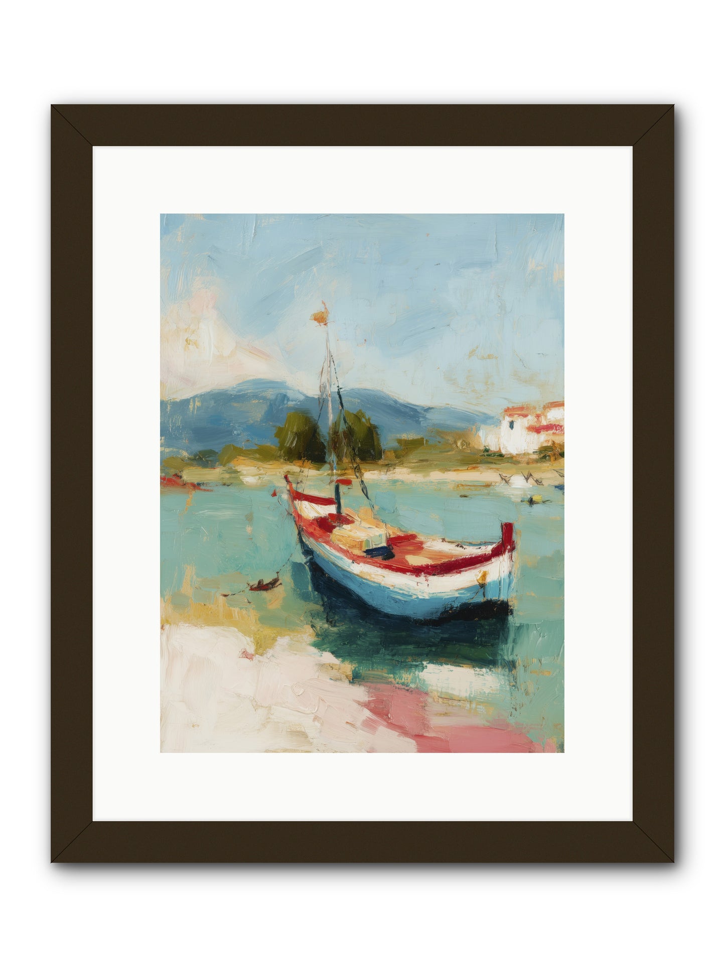 Breezes Carrying Dreams -- Framed Print - Black 12x16