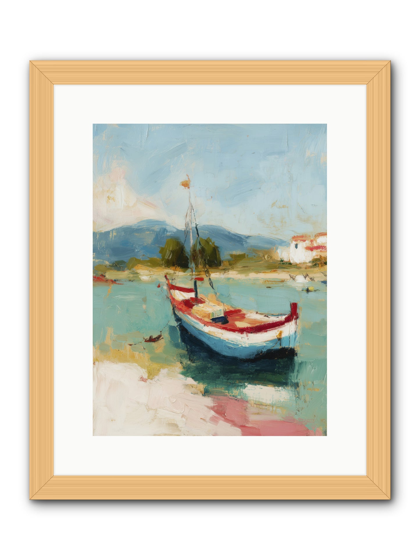 Breezes Carrying Dreams -- Framed Print - Natural 12x16