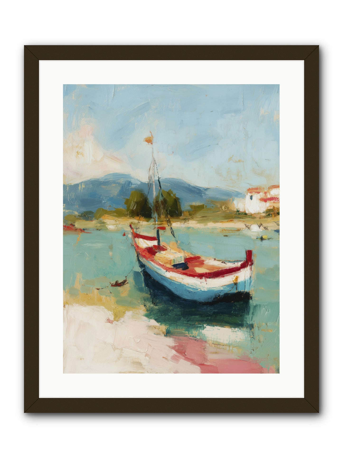 Breezes Carrying Dreams -- Framed Print - Black 18x24