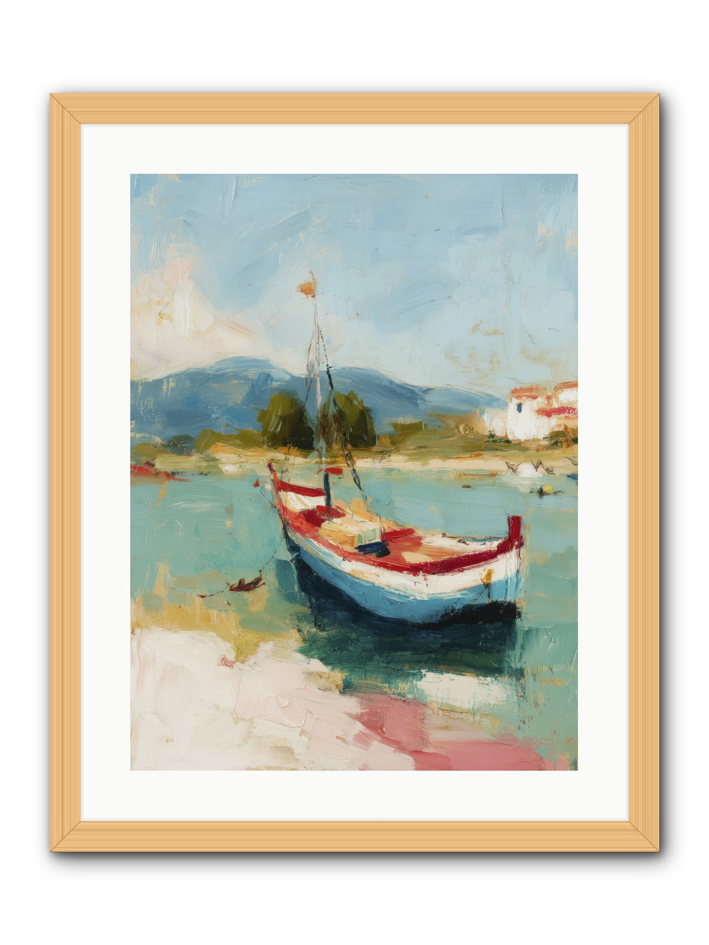 Breezes Carrying Dreams -- Framed Print - Natural 18x24