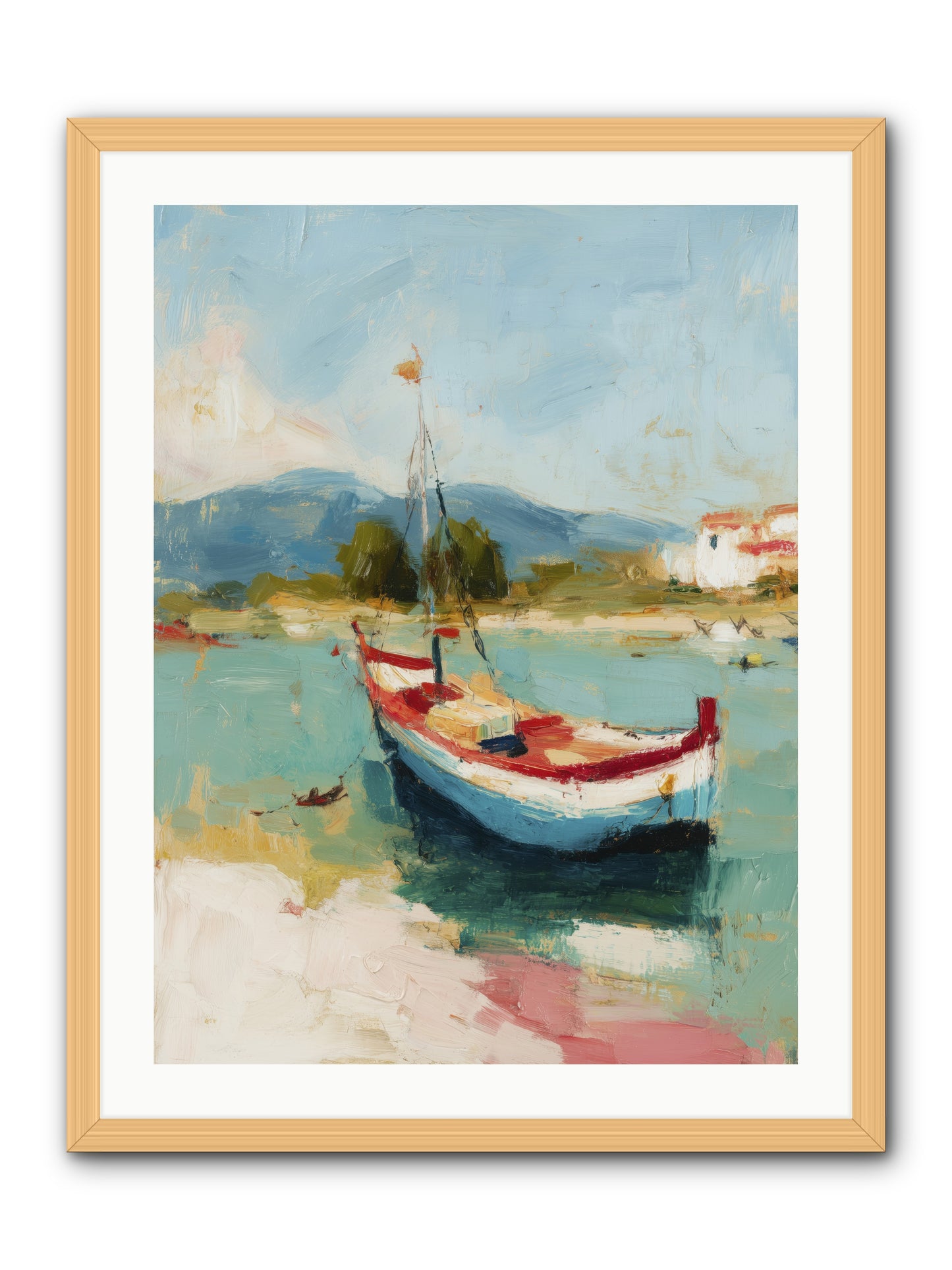 Breezes Carrying Dreams -- Framed Print - Natural 24x32