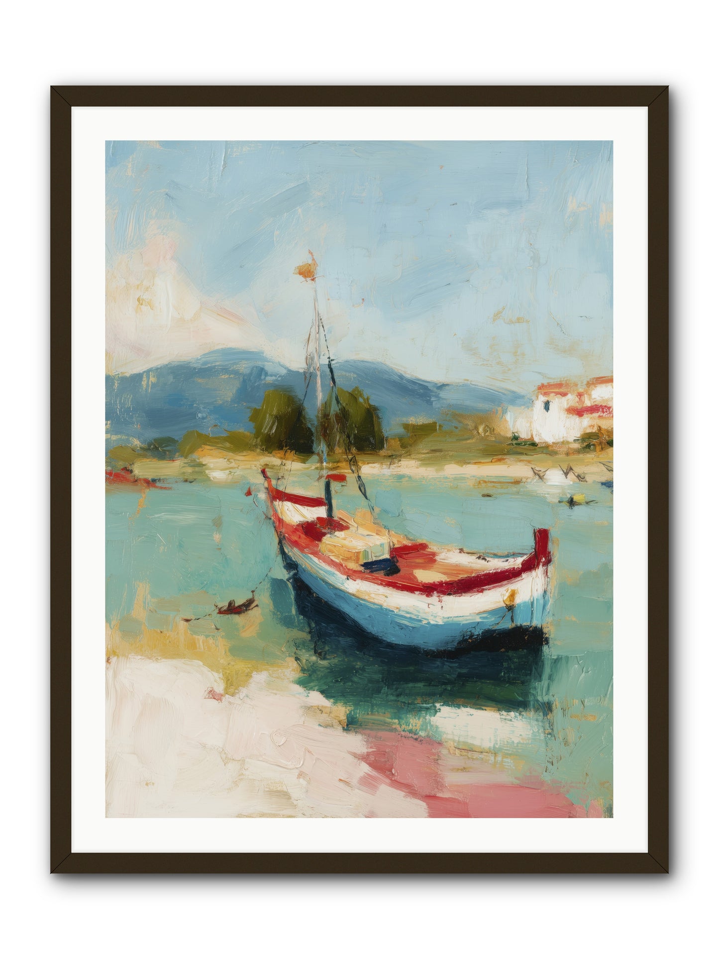 Breezes Carrying Dreams -- Framed Print - Black 30x40