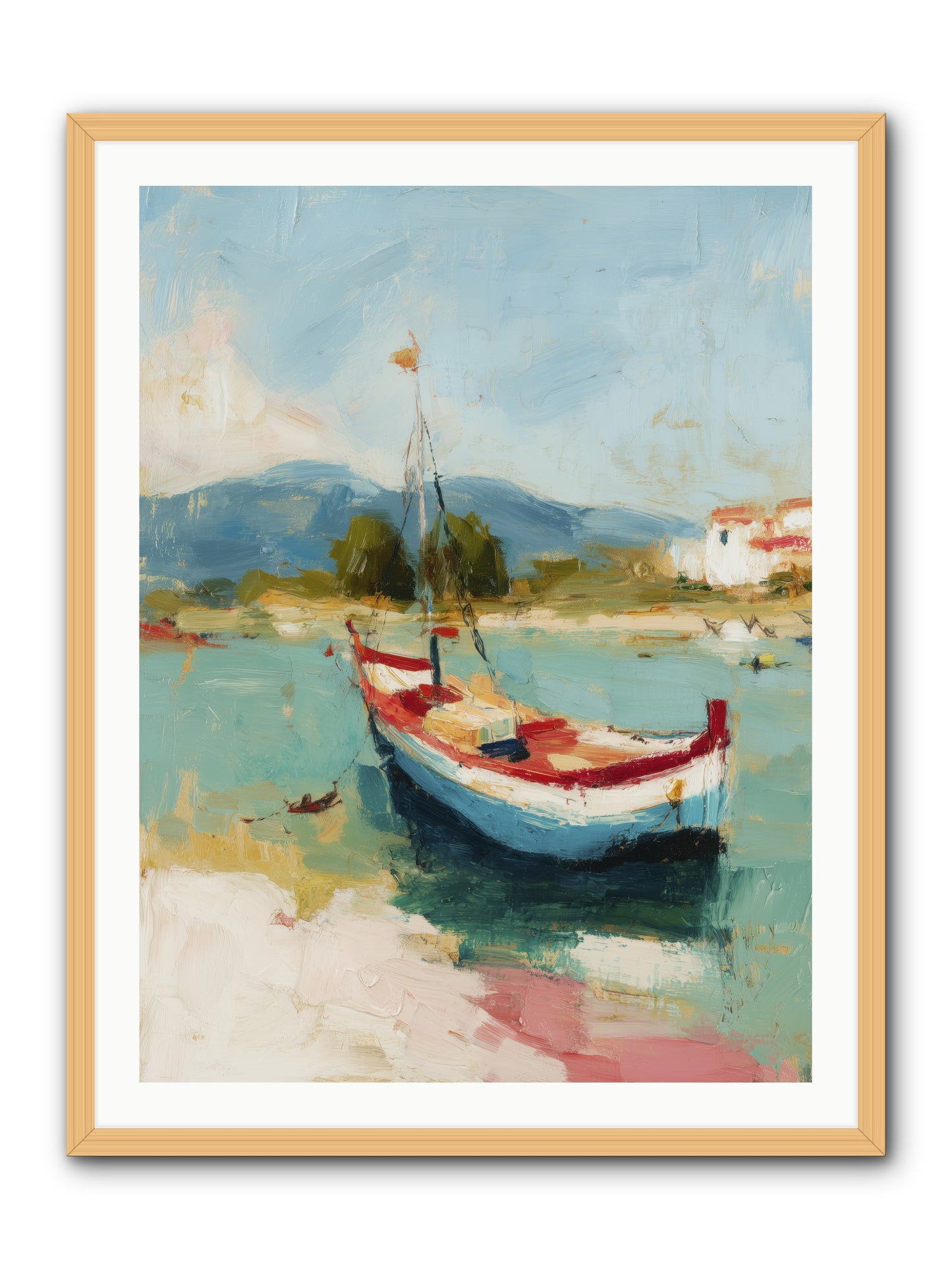Breezes Carrying Dreams -- Framed Print - Natural 30x40