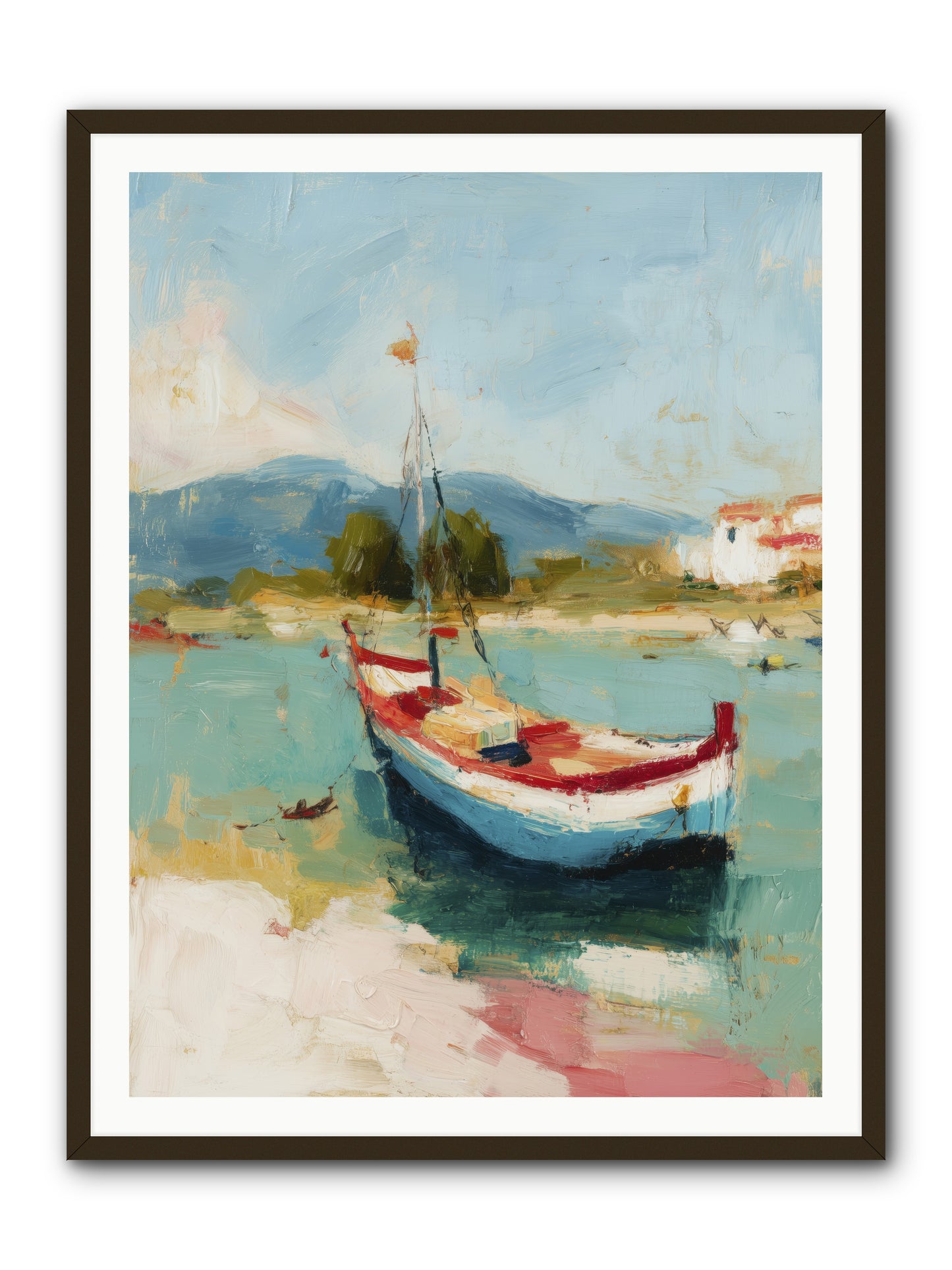 Breezes Carrying Dreams -- Framed Print - Black 36x48
