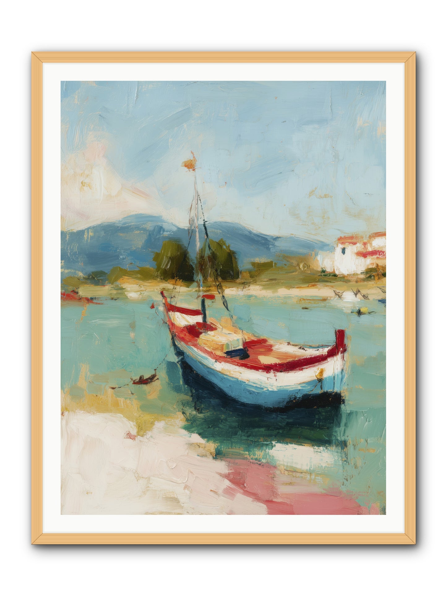 Breezes Carrying Dreams -- Framed Print - Natural 36x48