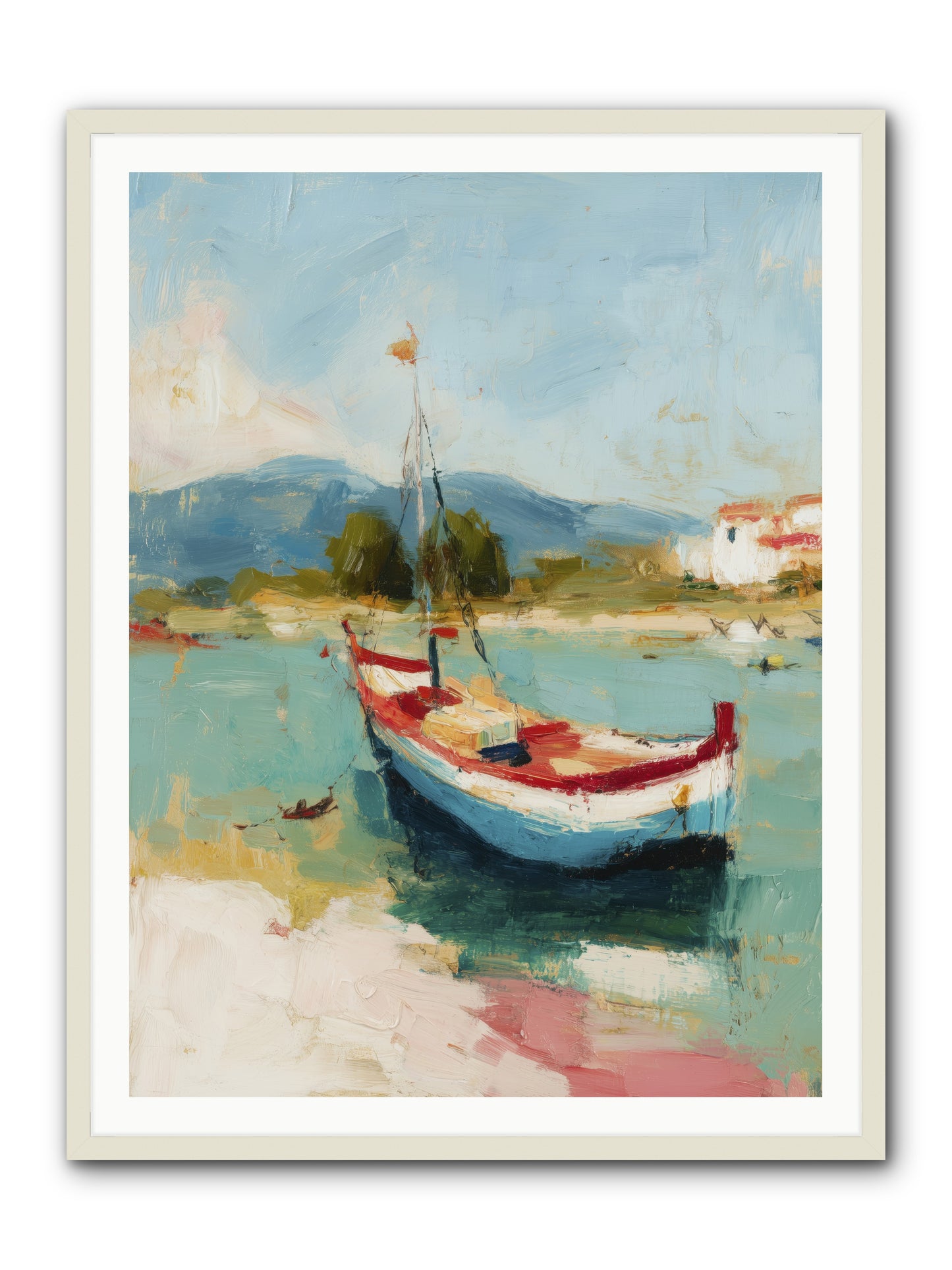 Breezes Carrying Dreams -- Framed Print - White 36x48