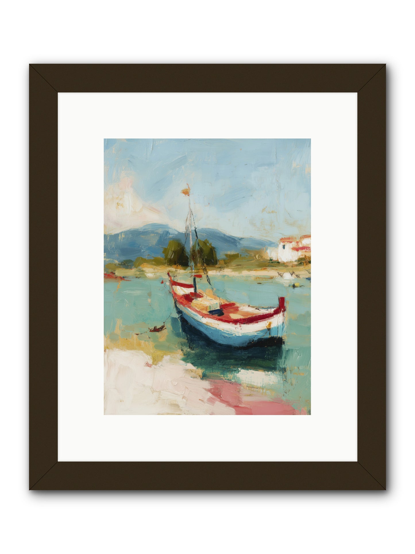 Breezes Carrying Dreams -- Framed Print - Black 9x12