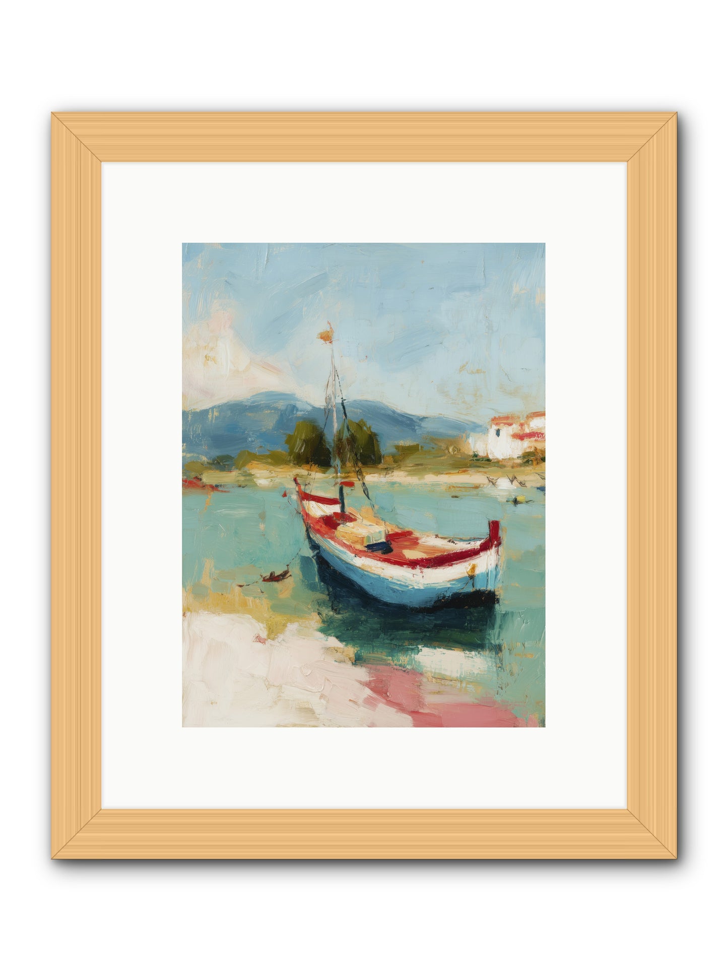 Breezes Carrying Dreams -- Framed Print - Natural 9x12
