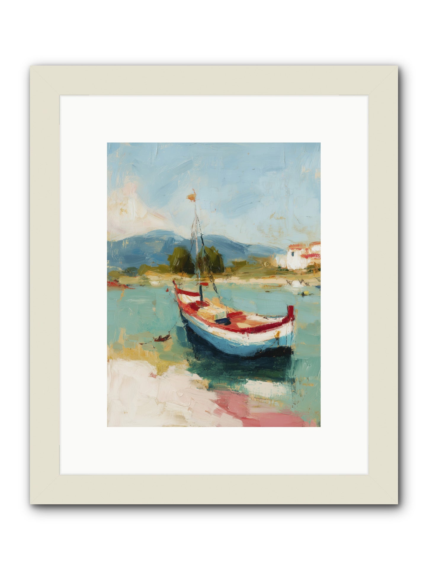 Breezes Carrying Dreams -- Framed Print - White 9x12