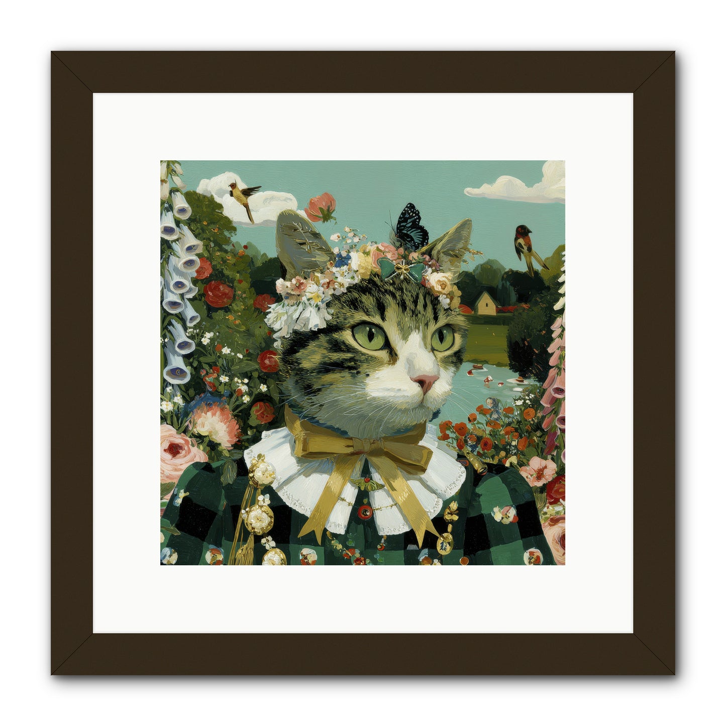 Breton Whispers -- Framed Print - Black 12x12