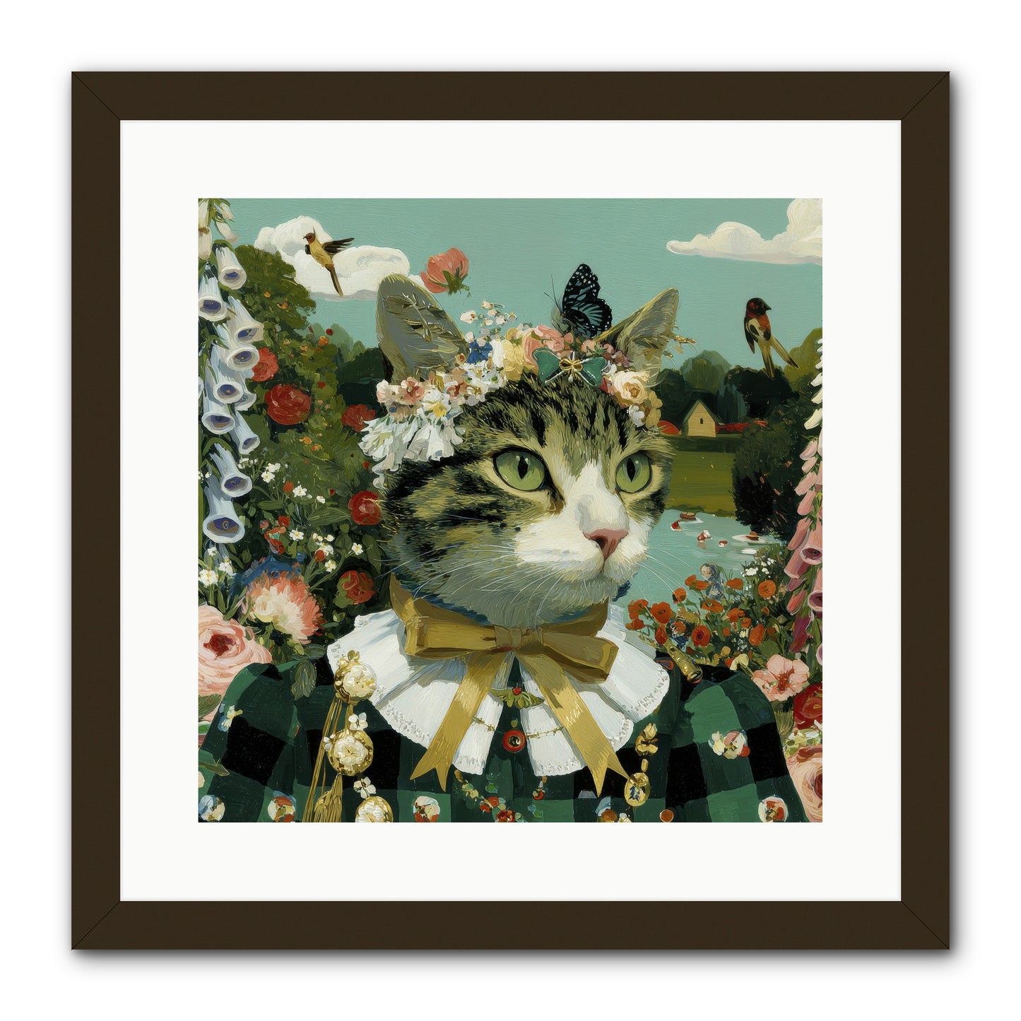 Breton Whispers -- Framed Print - Black 16x16