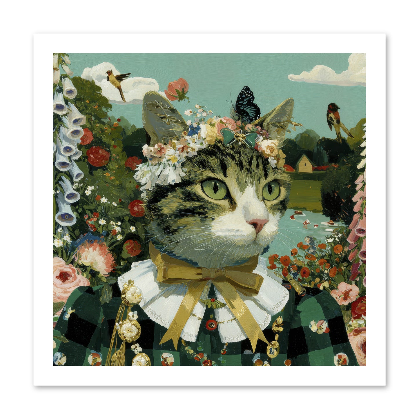 Breton Whispers -- Loose Canvas Print 16x16