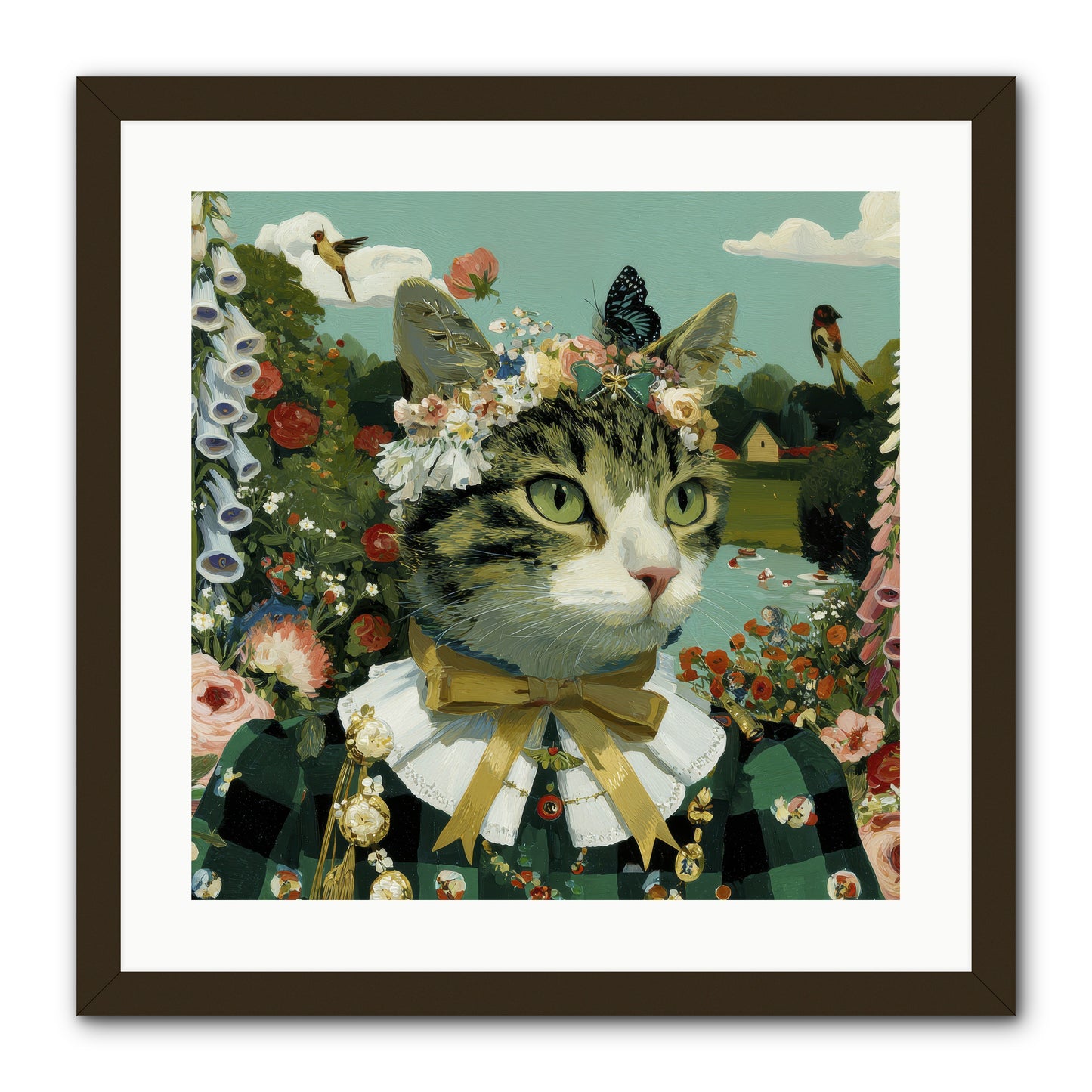 Breton Whispers -- Framed Print - Black 20x20
