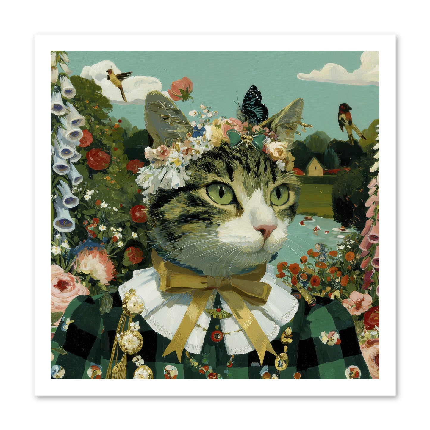 Breton Whispers -- Loose Canvas Print 20x20