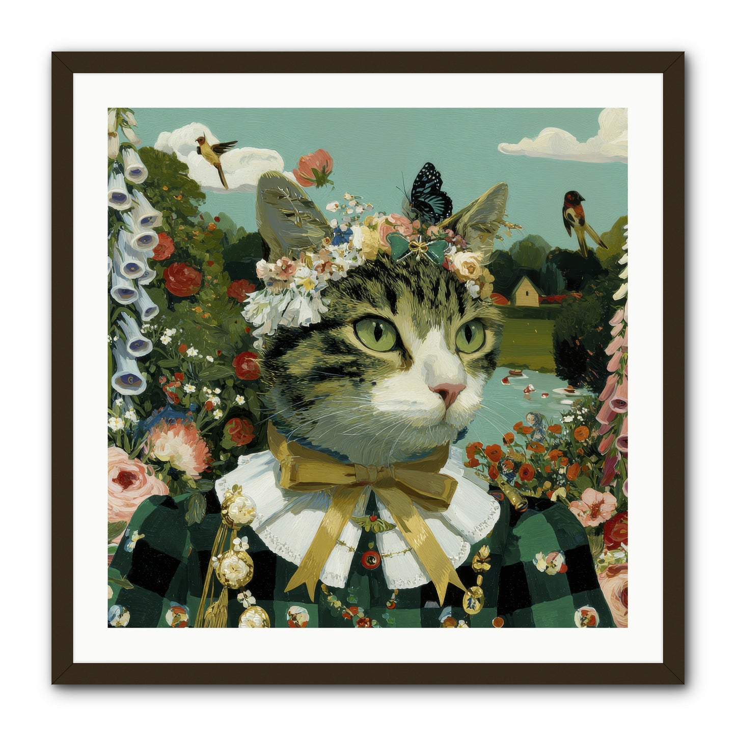 Breton Whispers -- Framed Print - Black 30x30