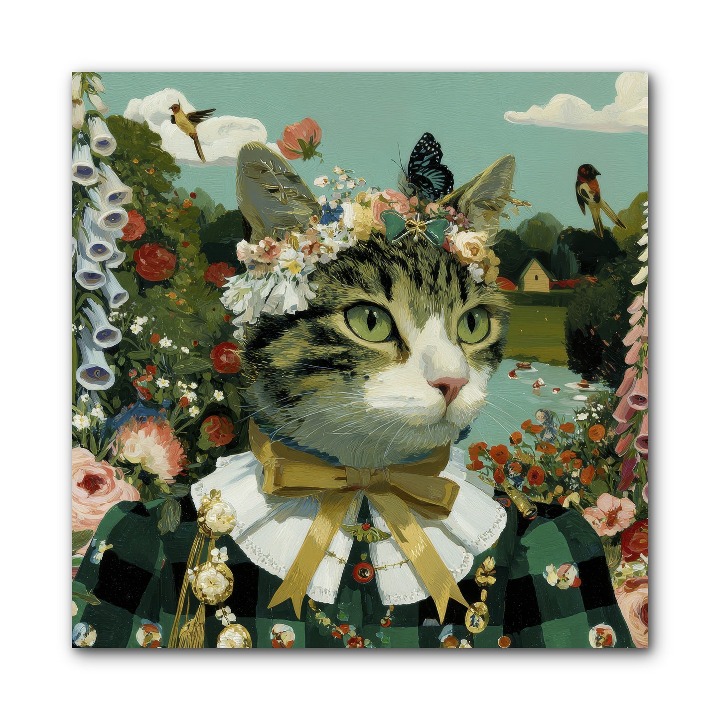 Breton Whispers -- Wrapped Canvas 10x10