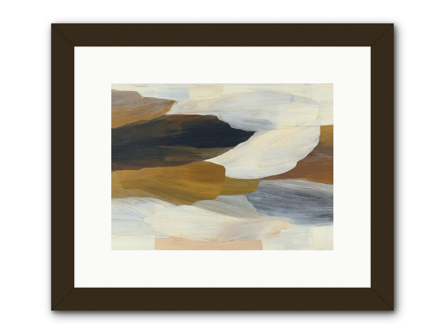 Breve -- Framed Print - Black 12x9