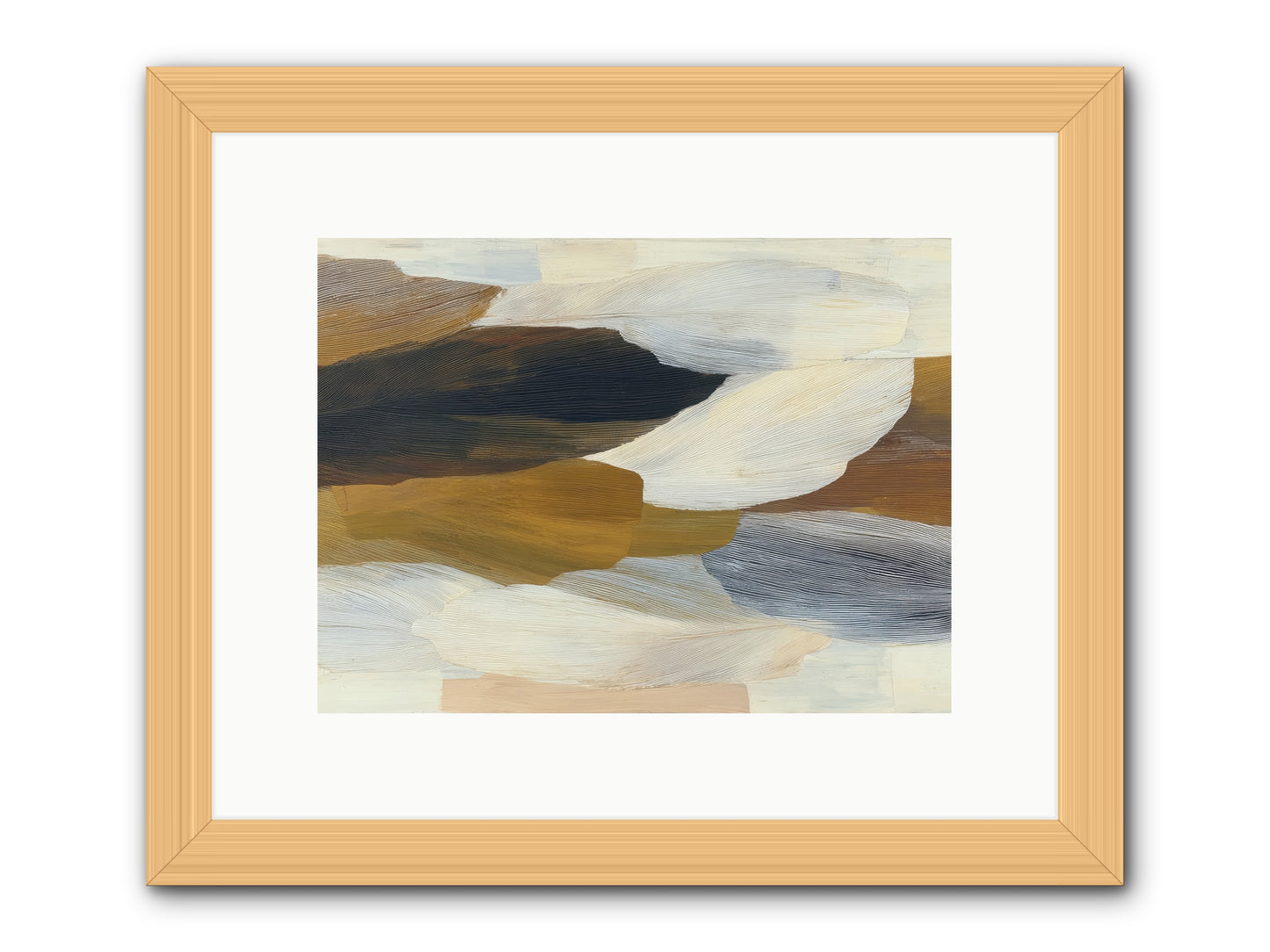 Breve -- Framed Print - Natural 12x9