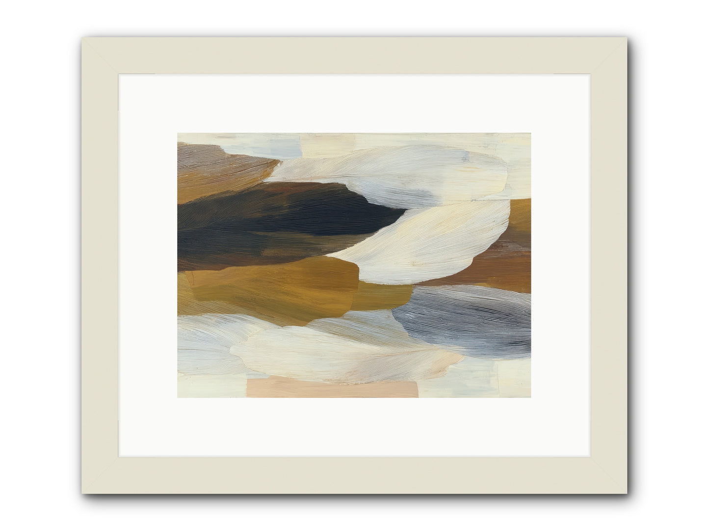 Breve -- Framed Print - White 12x9