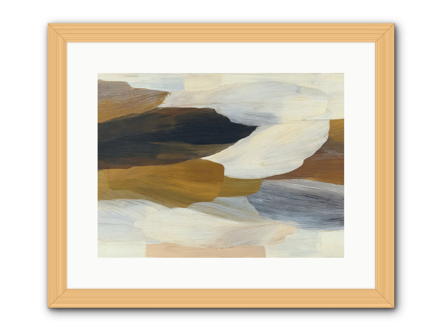 Breve -- Framed Print - Natural 16x12