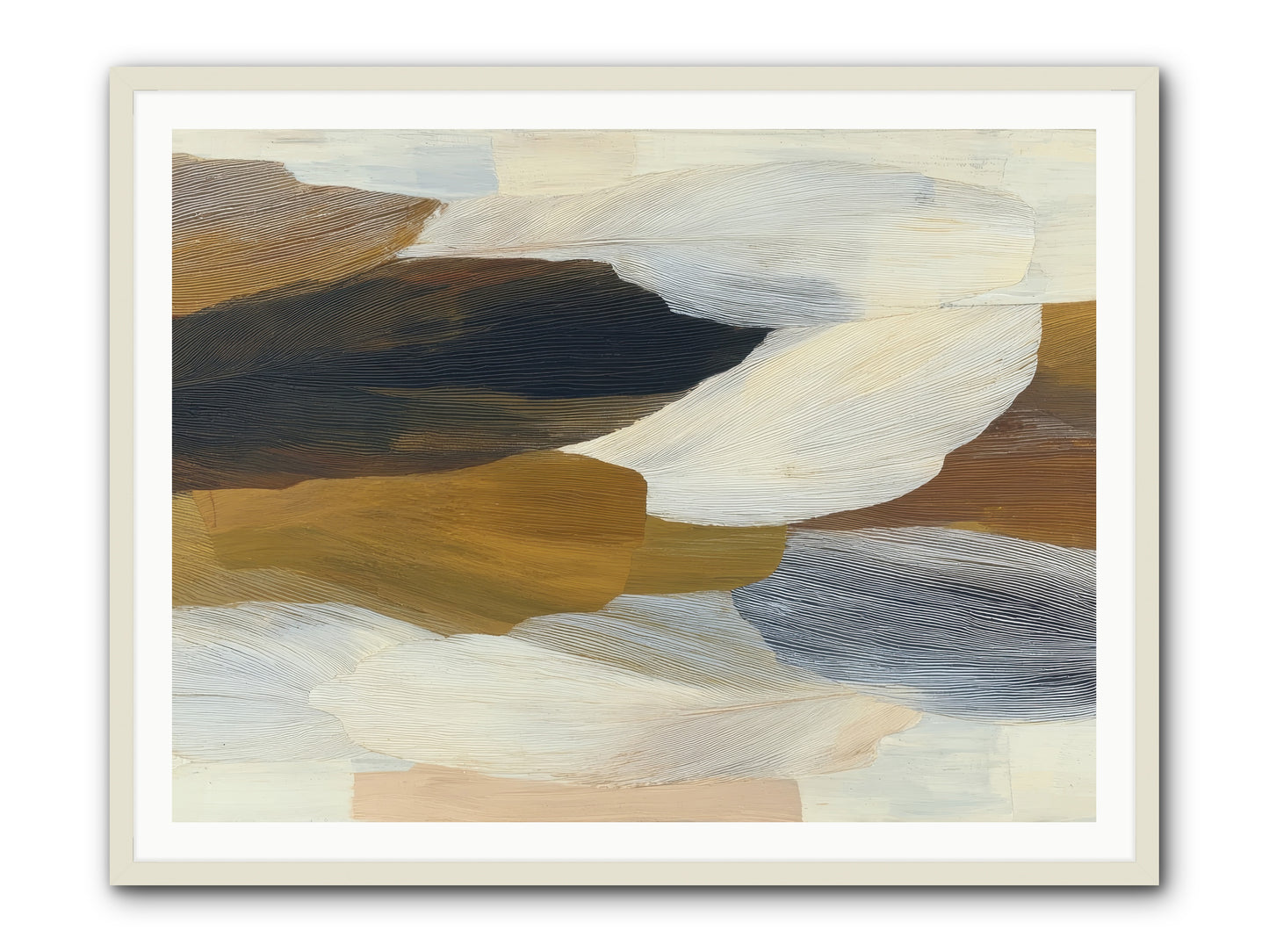 Breve -- Framed Print - White 48x36