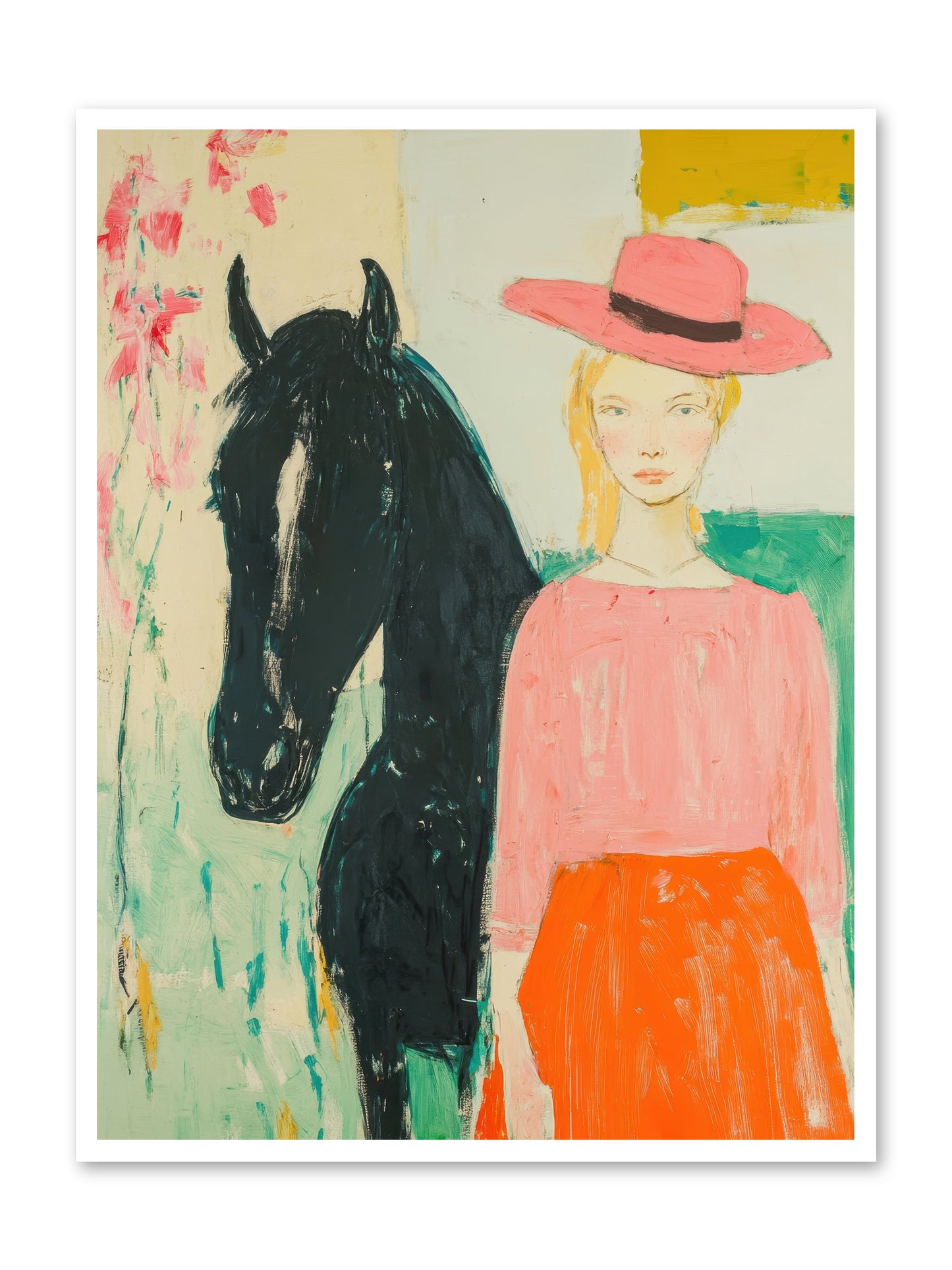 Bridle Path Confidences -- Loose Canvas Print 36x48