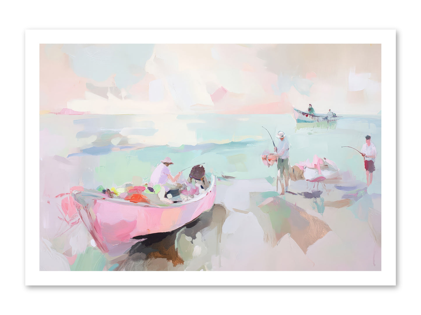 Brighton Morning -- Paper Print 24x16