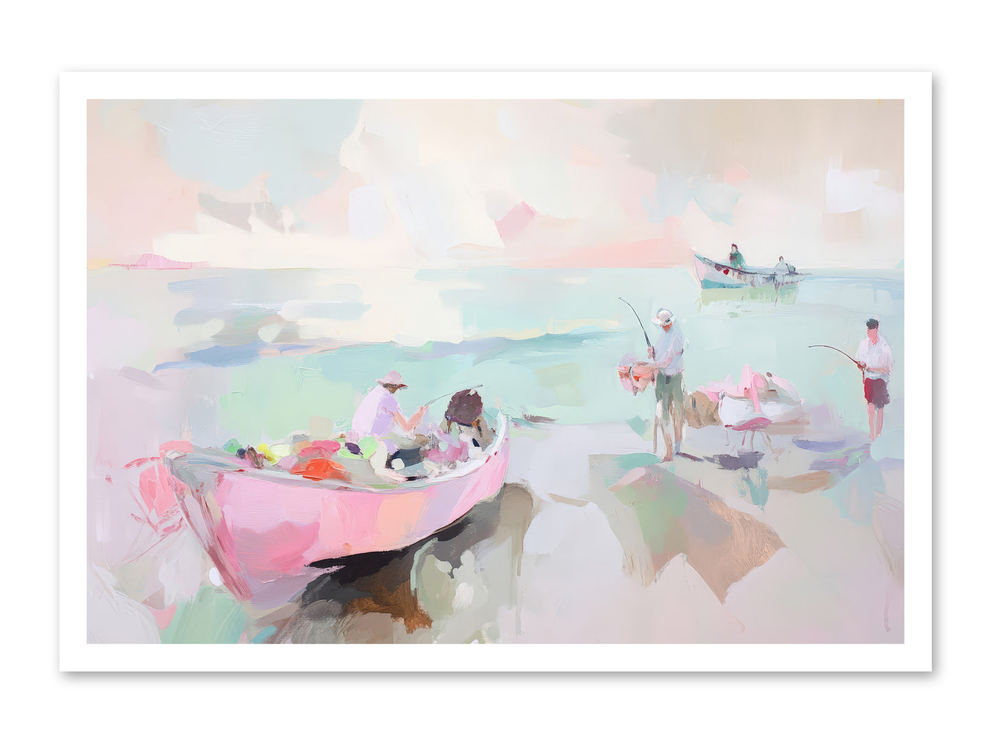 Brighton Morning -- Loose Canvas Print 30x20