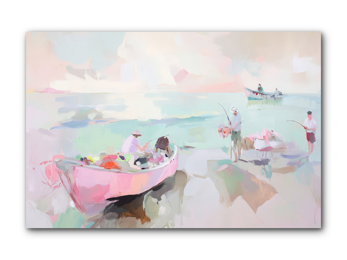 Brighton Morning -- Wrapped Canvas 12x8