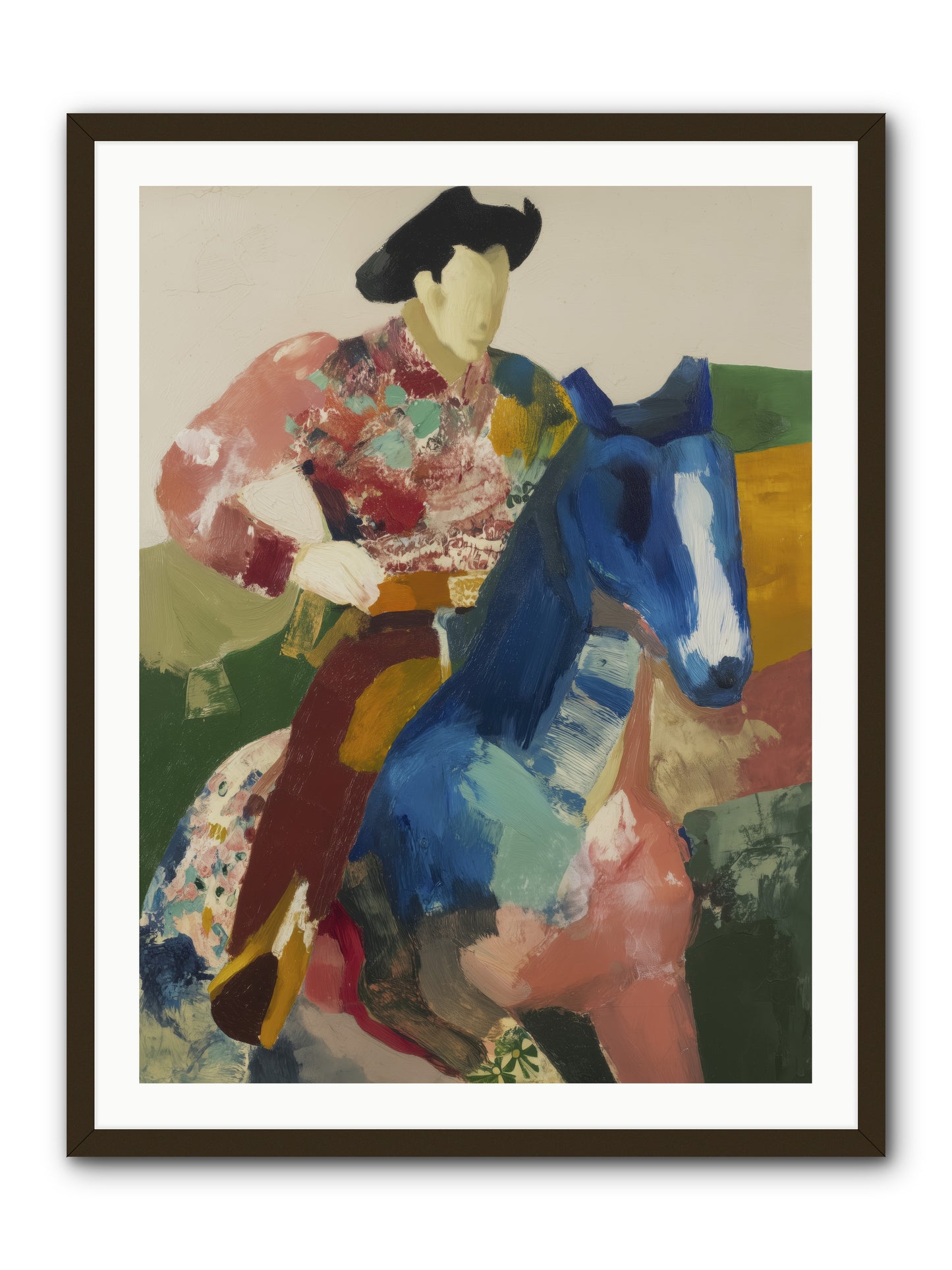Brindle -- Framed Print - Black 30x40