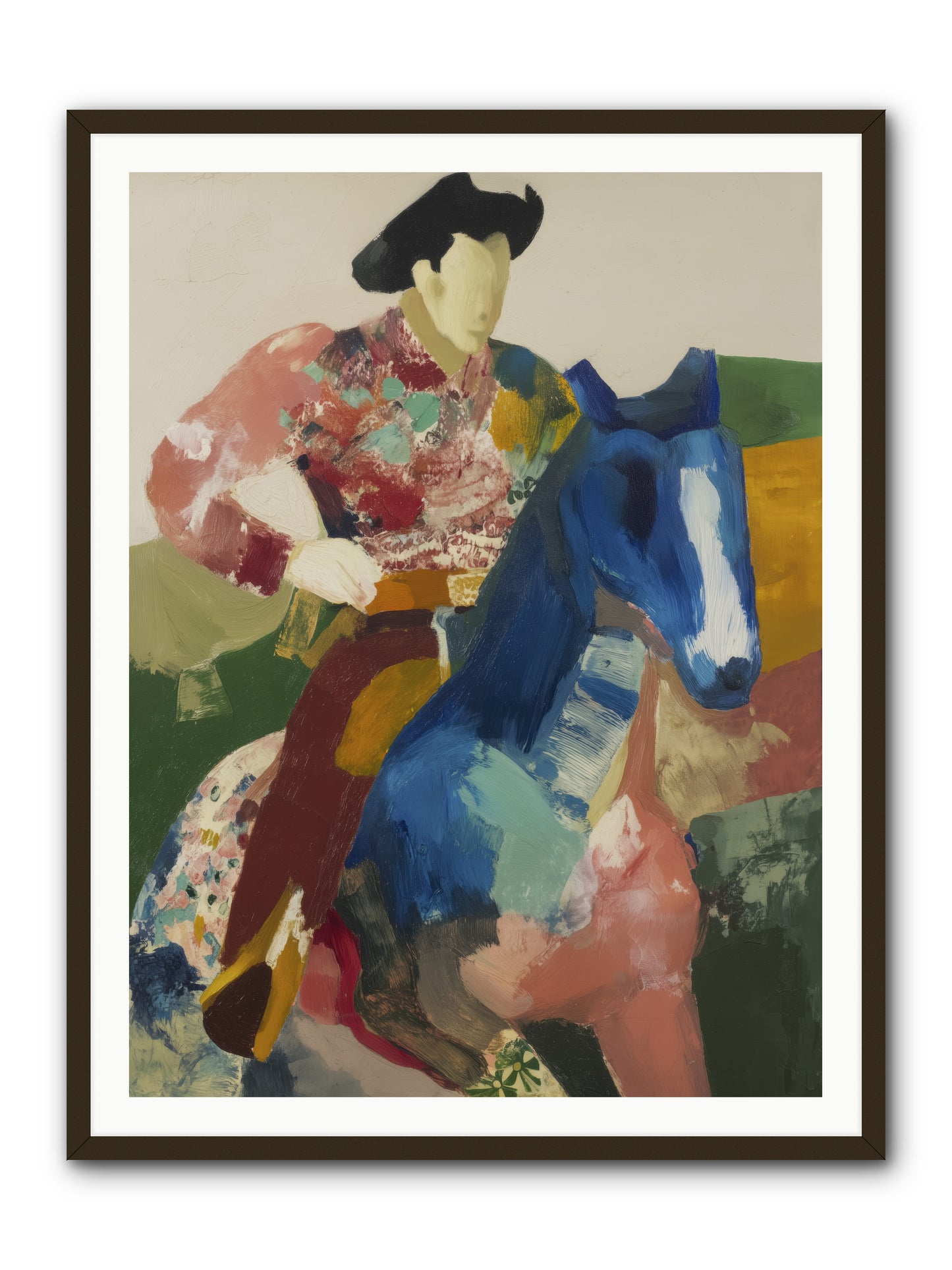 Brindle -- Framed Print - Black 36x48