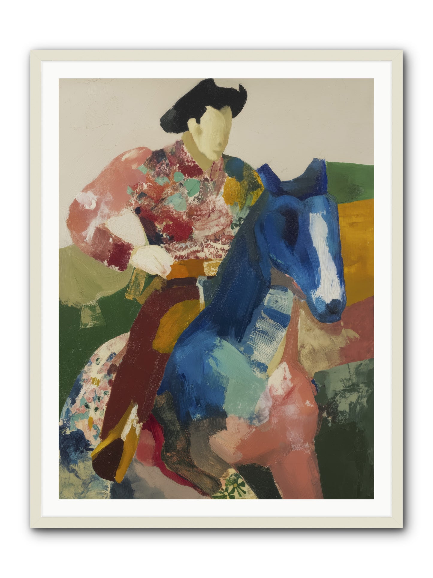 Brindle -- Framed Print - White 36x48