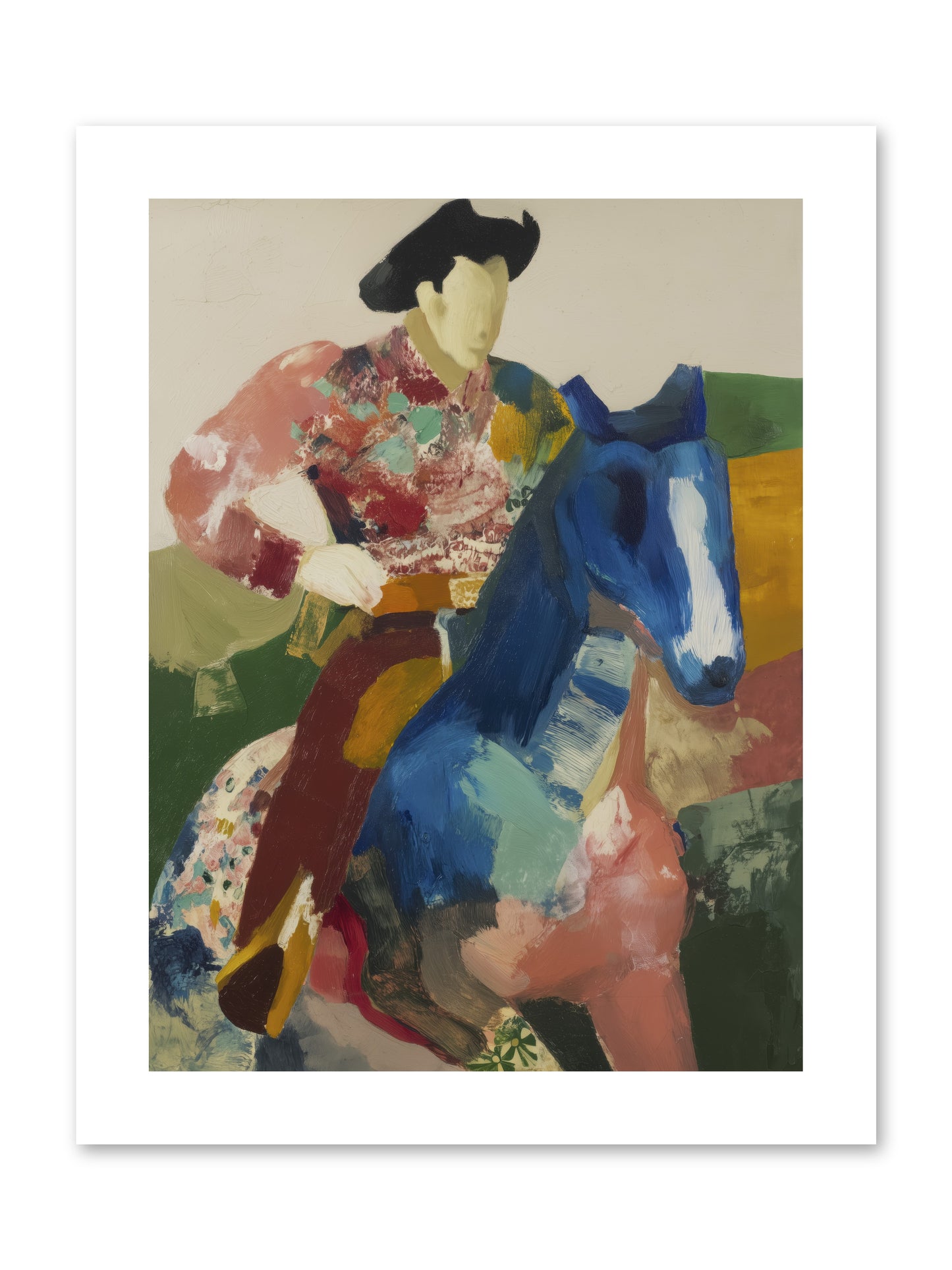 Brindle -- Loose Canvas Print 9x12
