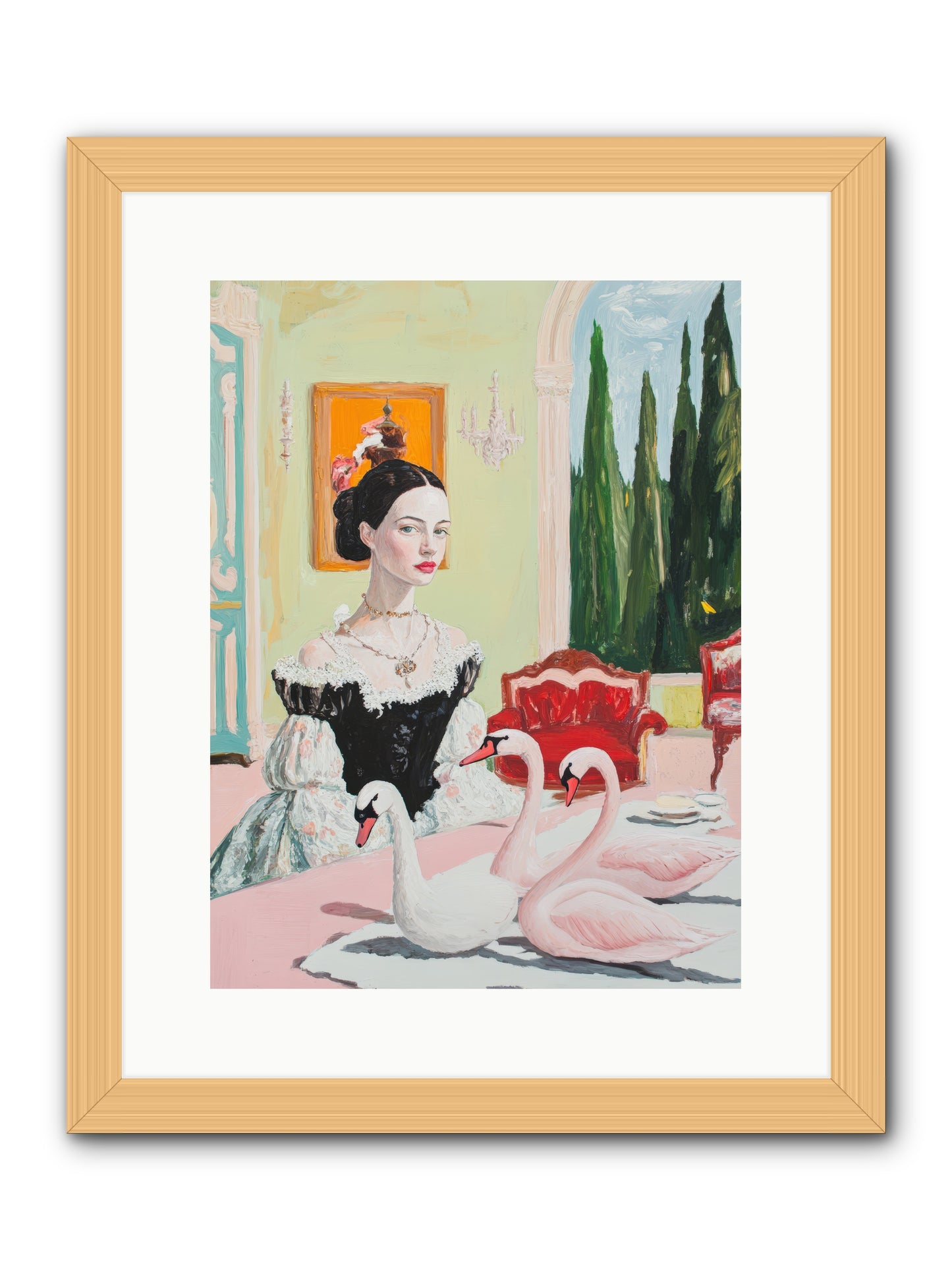 Brioche for Royal WingsREZ -- Framed Print - Natural 12x16
