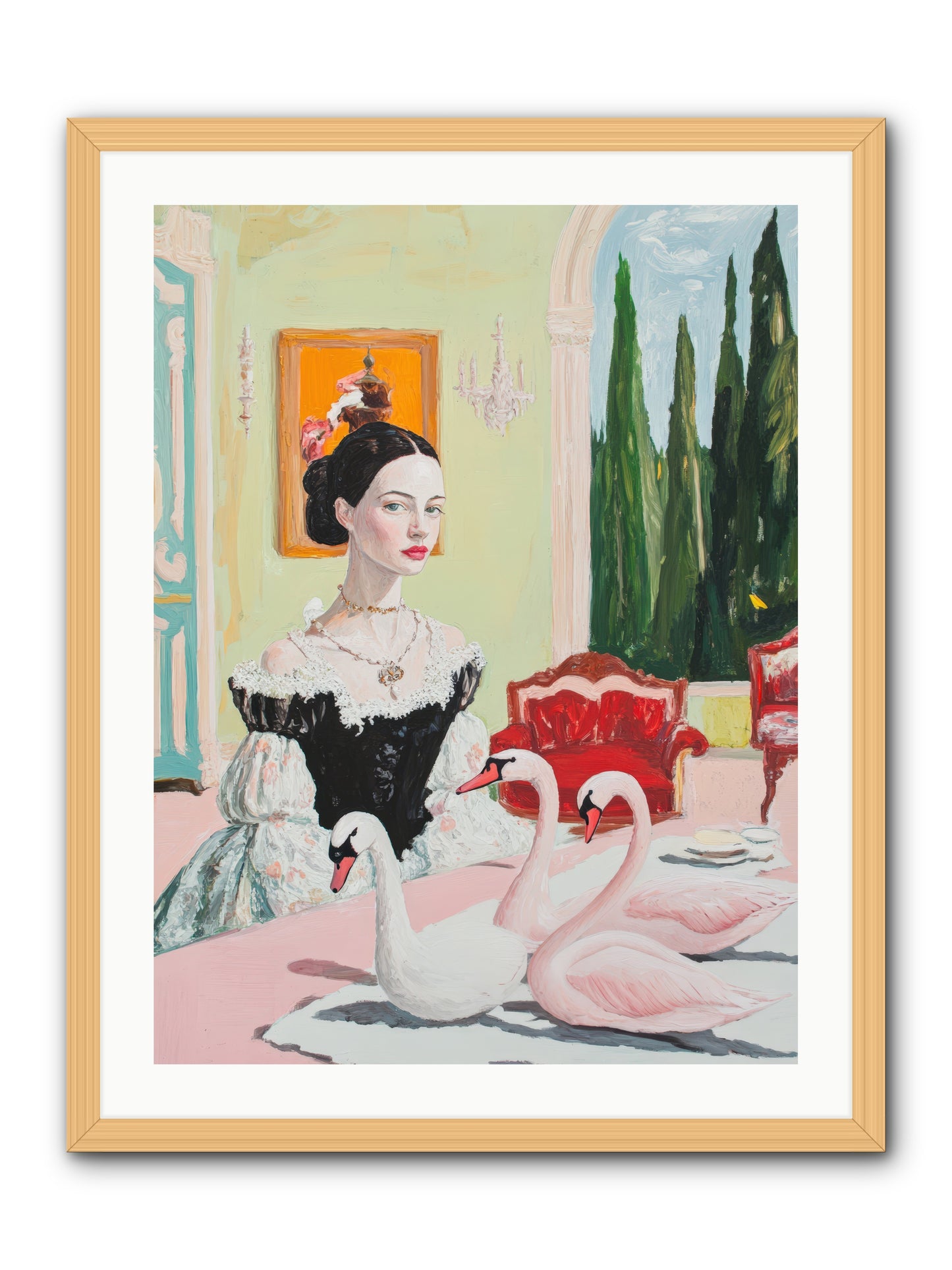Brioche for Royal WingsREZ -- Framed Print - Natural 24x32