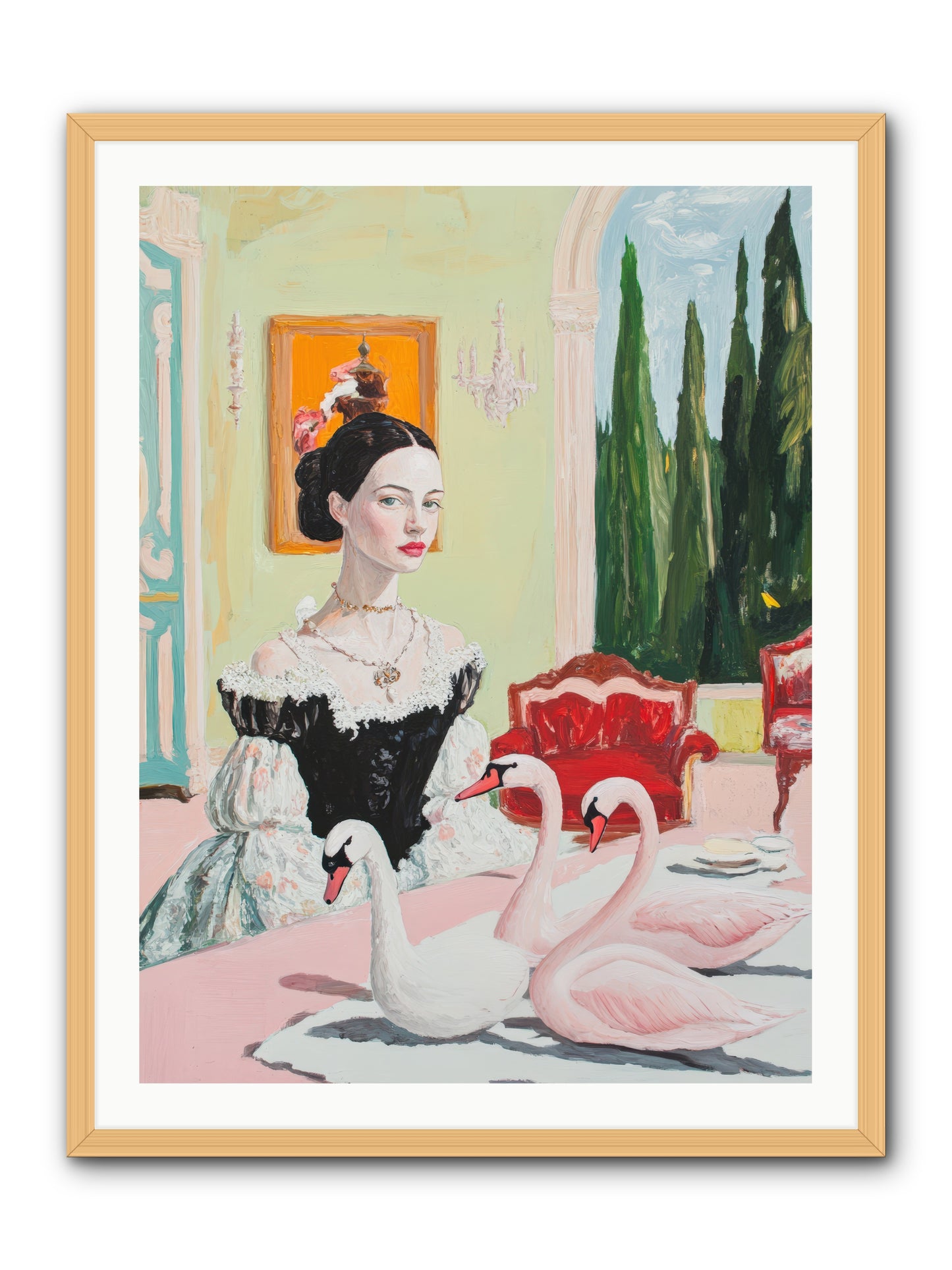 Brioche for Royal WingsREZ -- Framed Print - Natural 30x40