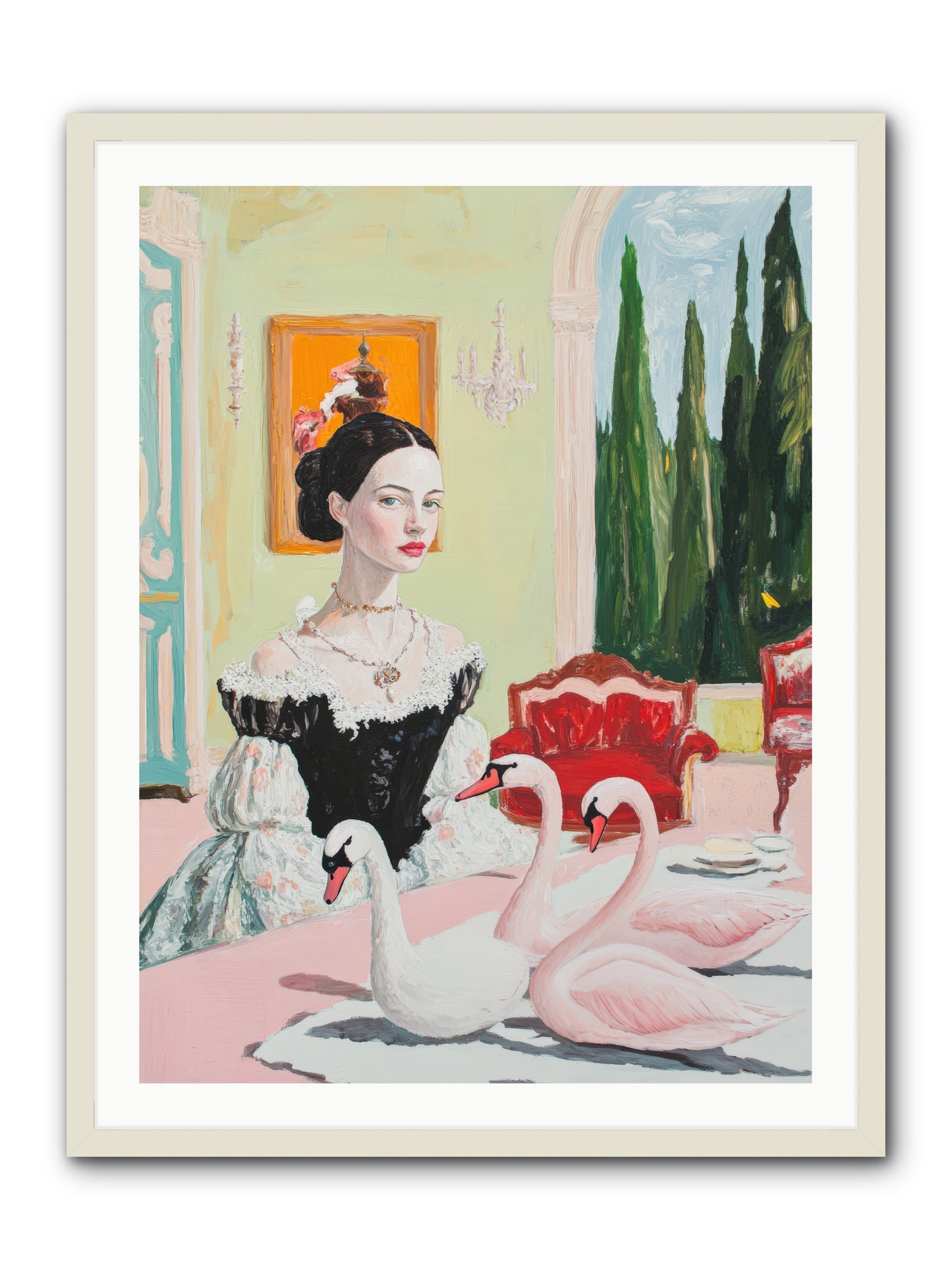 Brioche for Royal WingsREZ -- Framed Print - White 30x40